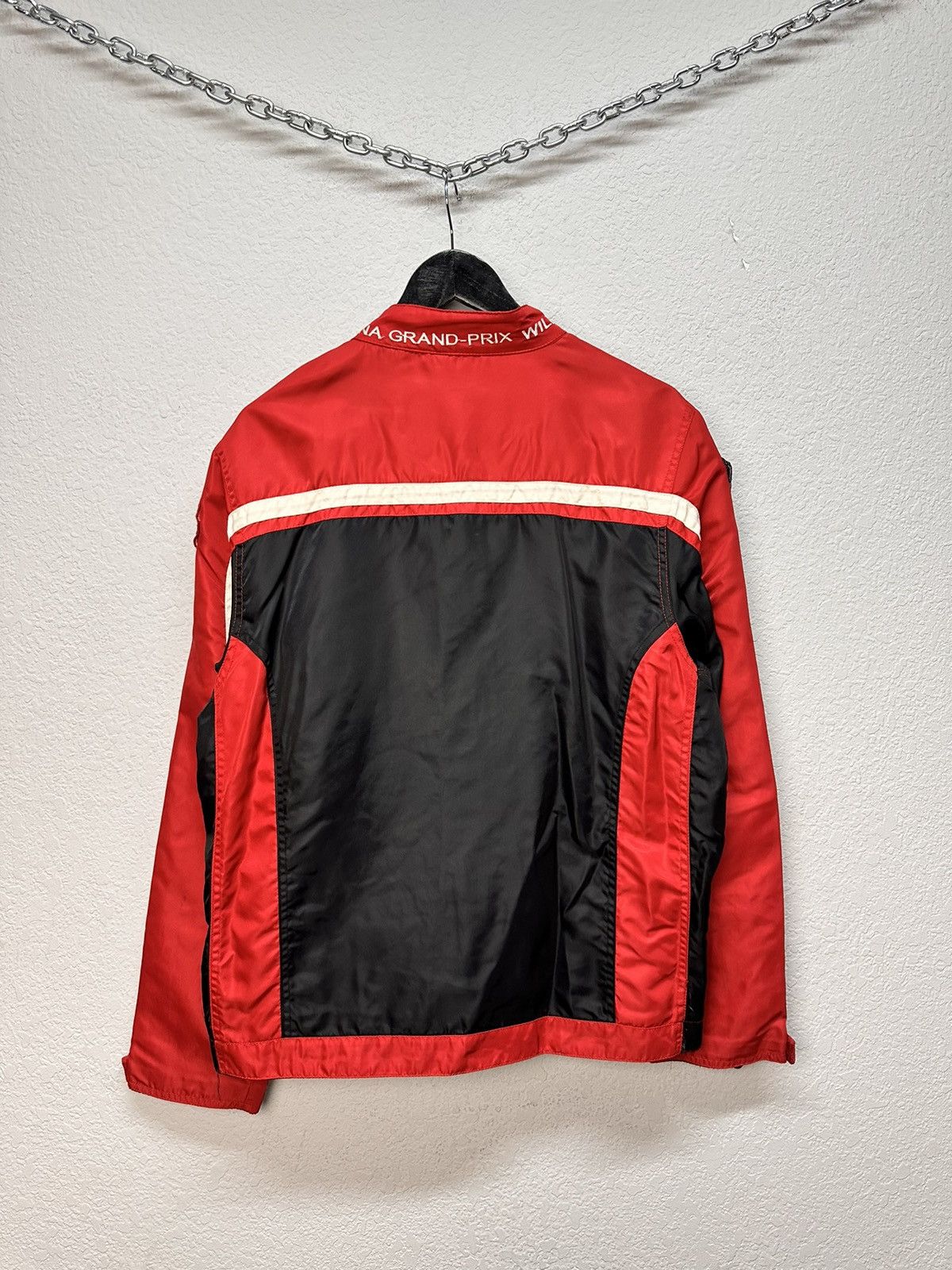 NASCAR Racing Jacket Moto Vodafone F1 Nascar Leather Red Bull Lucky Size US XXL / EU 58 / 5 - 11 Thumbnail