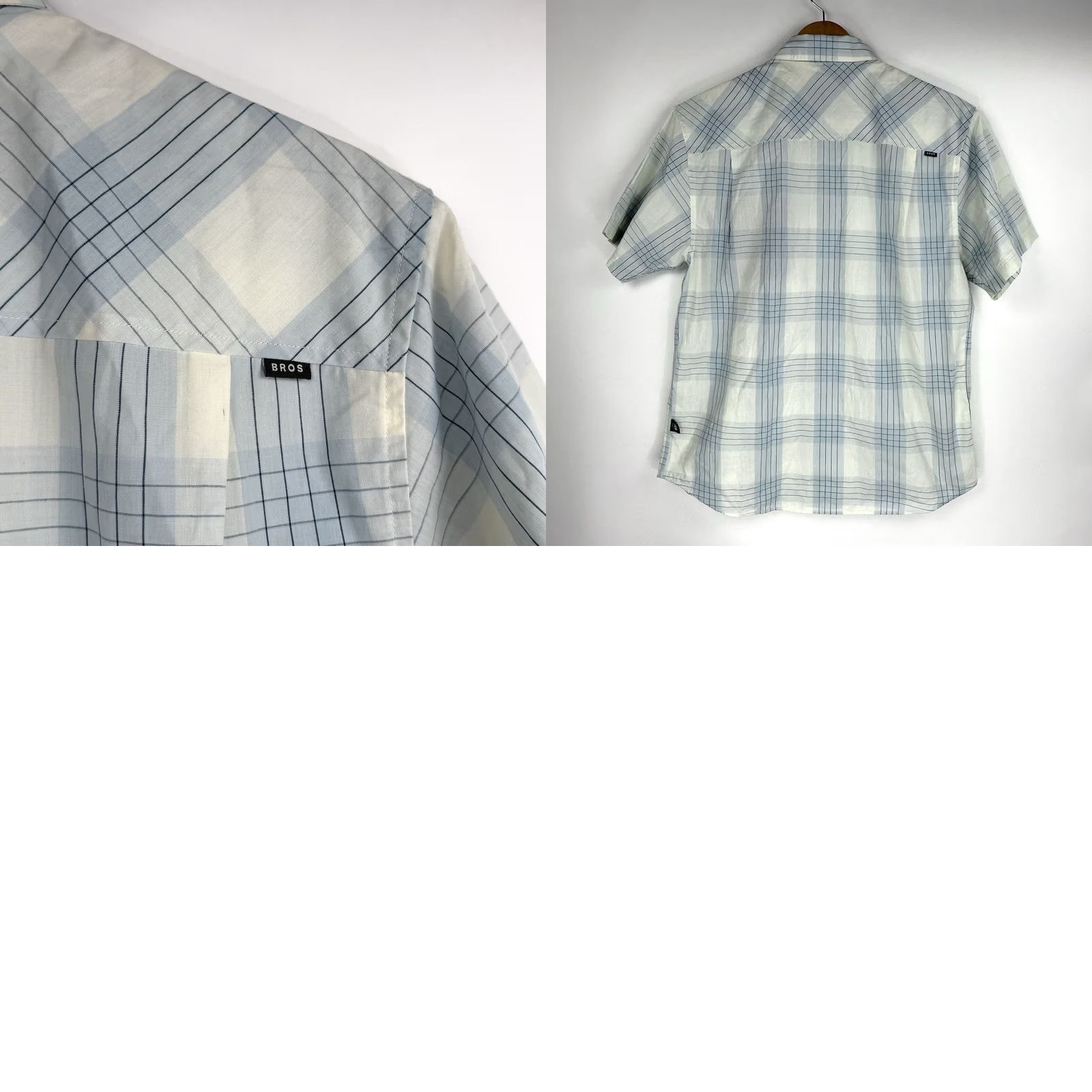 Howler Brothers Howler Brothers Shirt Mens M Plaid Button-Up Blue Lightweight Cowboy Tech Size US M / EU 48-50 / 2 - 9 Thumbnail