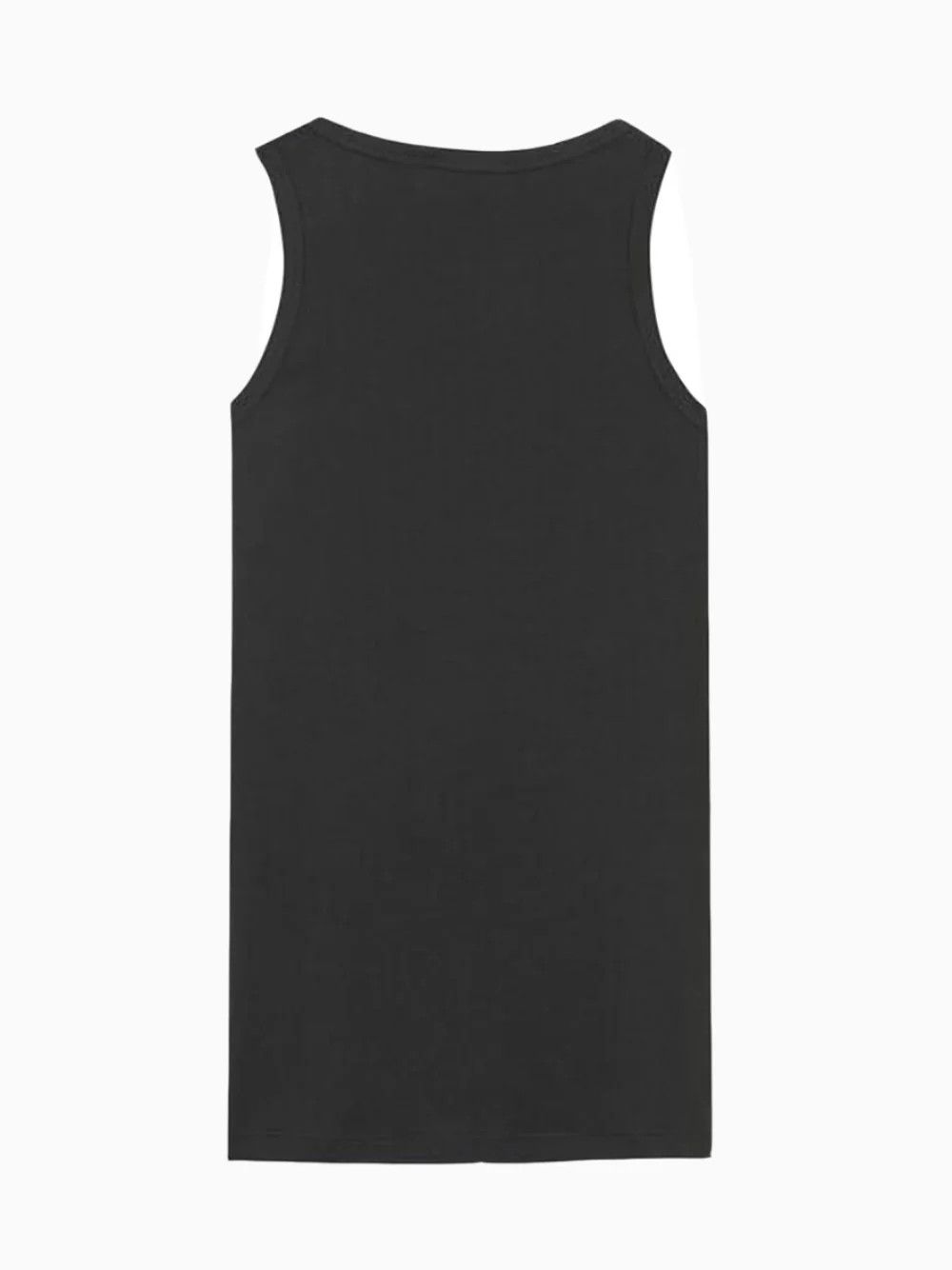 Saint Laurent Paris o1b1hav110525 564451 Tank Top in Jersey in Black Size L / US 10 / IT 46 - 2 Thumbnail