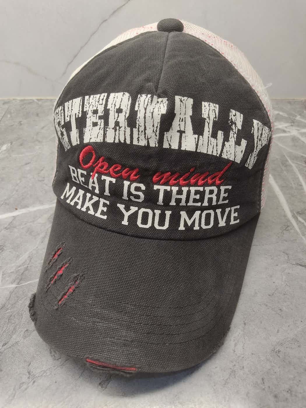 Japanese Brand Vintage Eterwally Open Mind Beat Is There Make You Move Cap Size ONE SIZE - 1 Thumbnail
