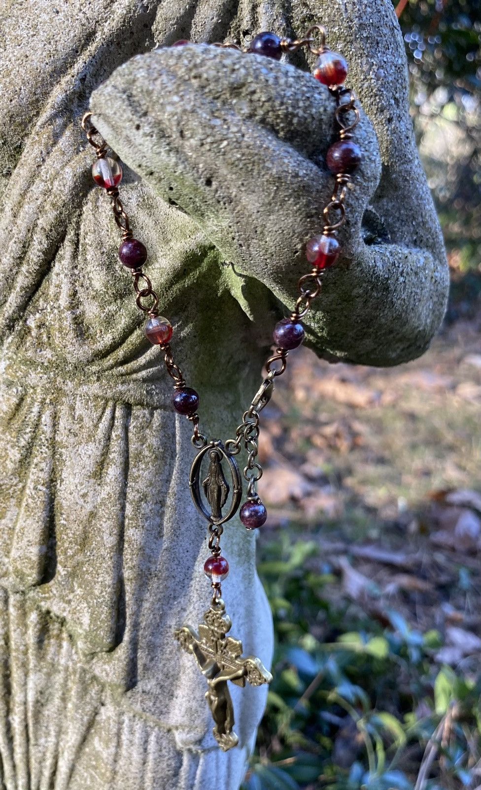 Handmade Rosary Bracelet/Anklet Size ONE SIZE - 5 Thumbnail