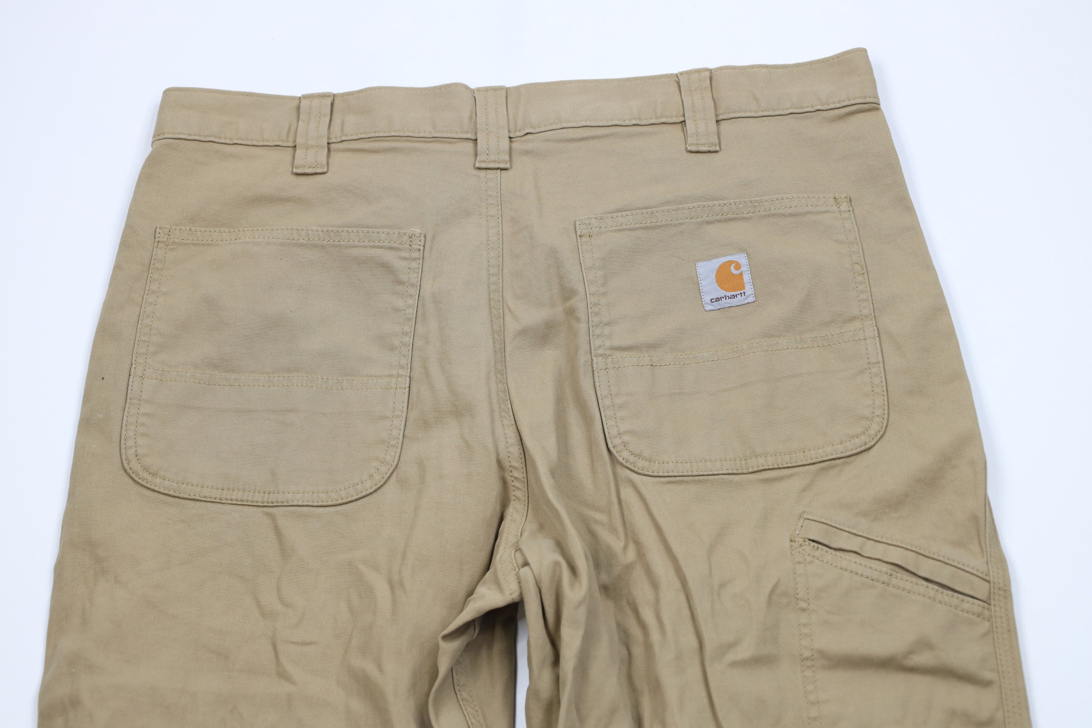 Carhartt Vintage Y2K Carhartt Canvas Stretch Wide Leg Dungaree Pants Size US 36 / EU 52 - 10 Thumbnail