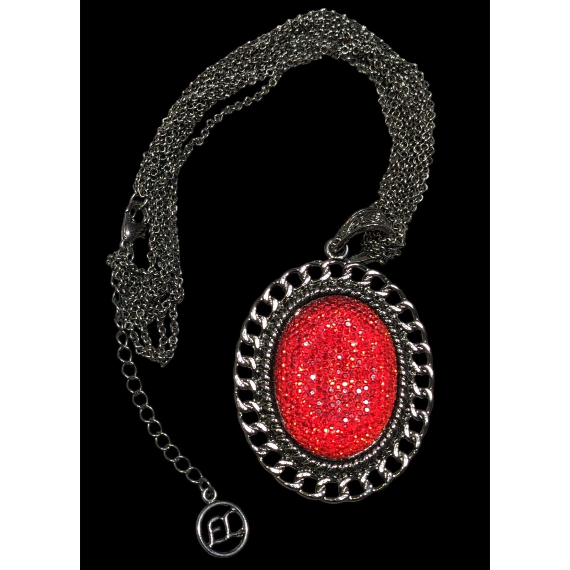Other Erica Lyons Gothic Vampire Jelly Cabochon Pendant Necklace Size ONE SIZE - 1 Thumbnail
