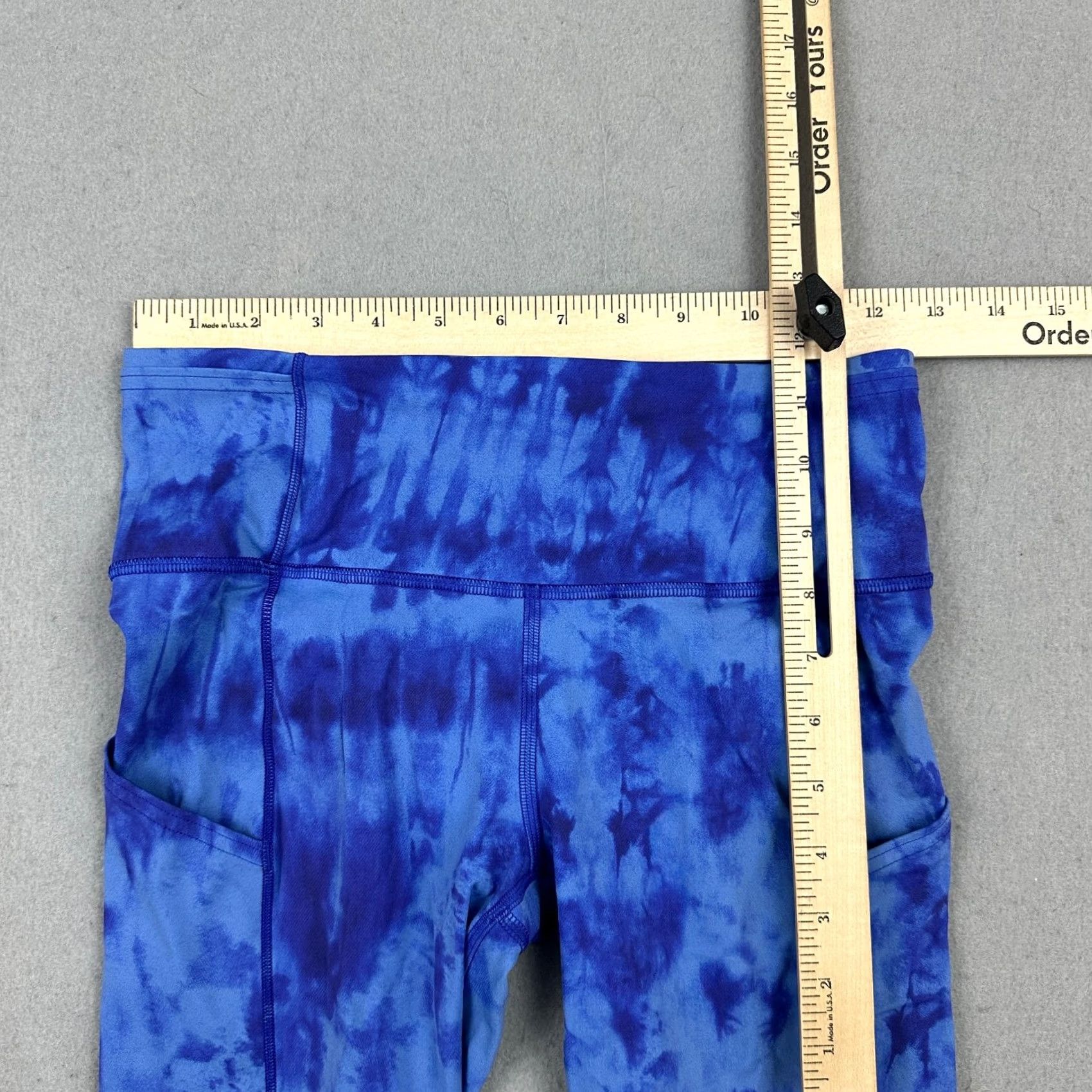 Lululemon Lululemon Pants Women 6 Game Day Blue Fast And Free Tight II High Rise Yoga Geometric Pockets Leggings Ankle Activewear 6 Womens Blue Weightless? Size 28" / US 6 / IT 42 - 6 Thumbnail