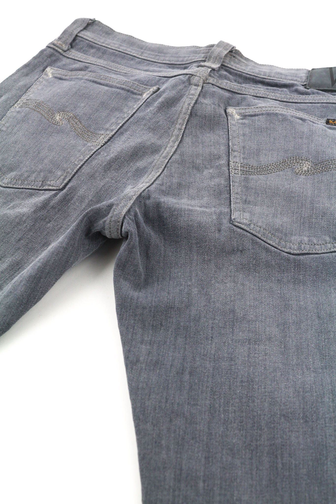 Nudie Jeans TIGHT LONG JOHN W31/L34 Organic Charcoal Slim Fit 80669 Size US 31 - 9 Thumbnail