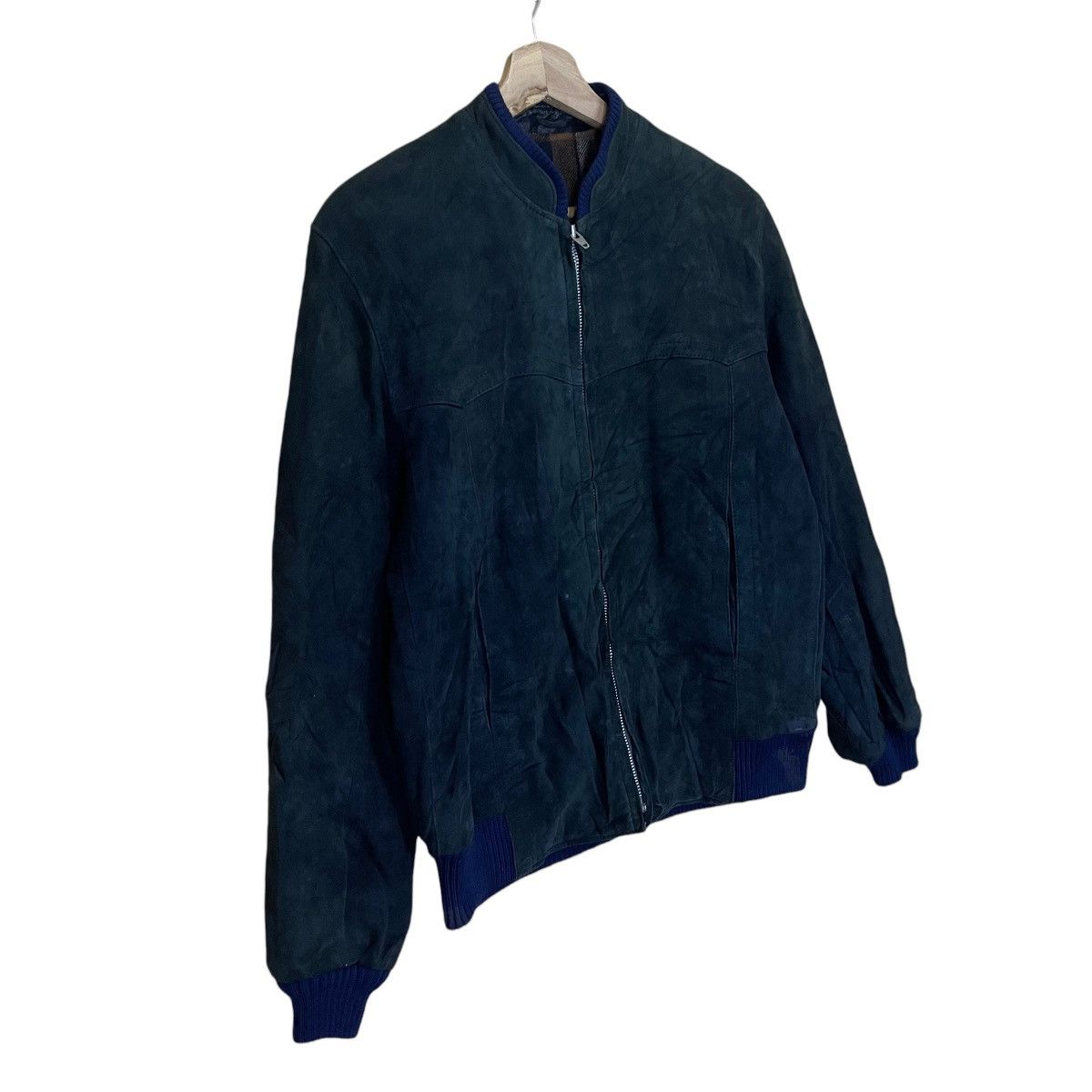 McGregor Vintage 90s Mc Gregor Sheepskin Leather Jacket Size US M / EU 48-50 / 2 - 2 Thumbnail