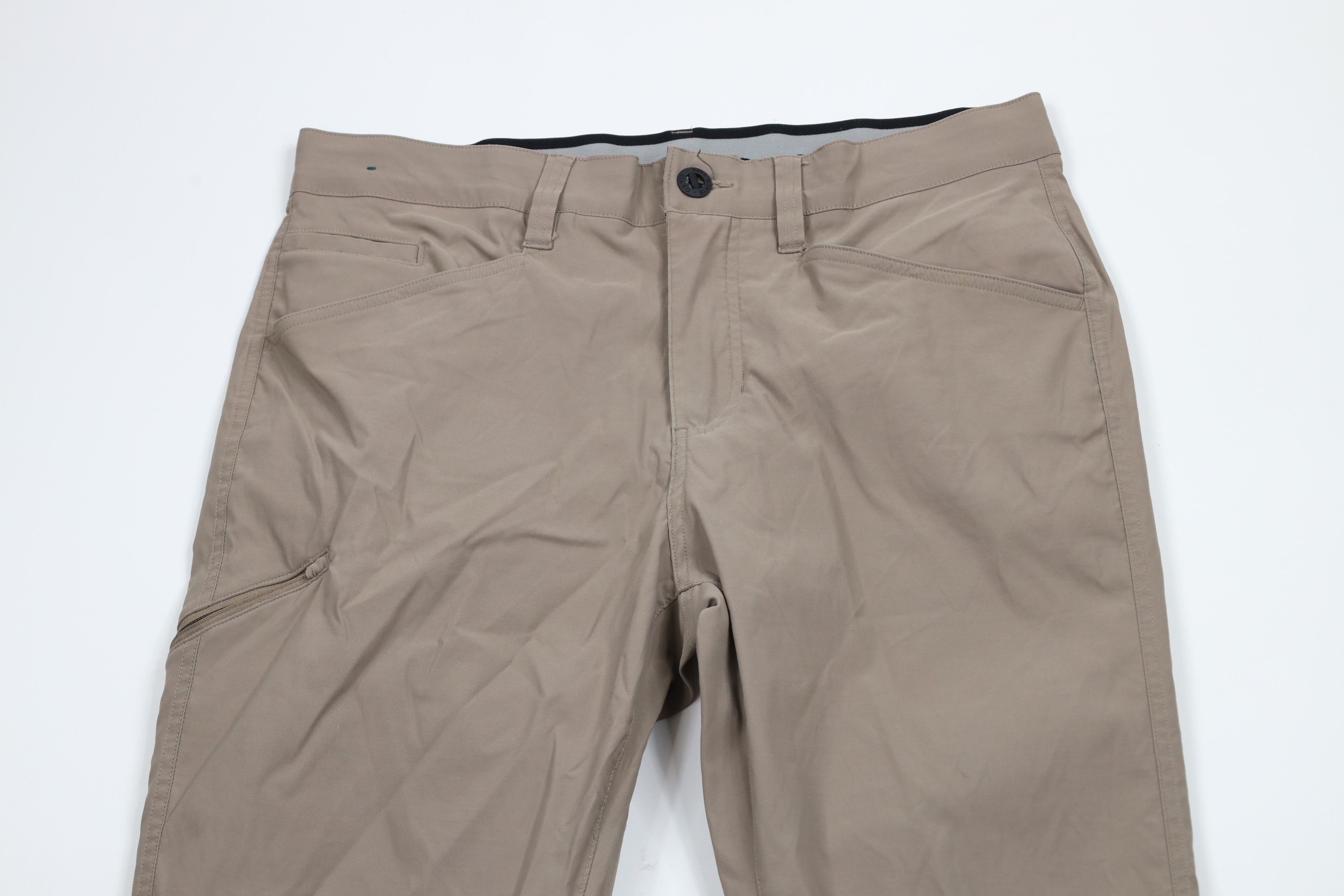 Orvis × Vintage Orvis Tech Stretch Outdoor Hiking Chino Pants Beige Size US 34 / EU 50 - 2 Thumbnail