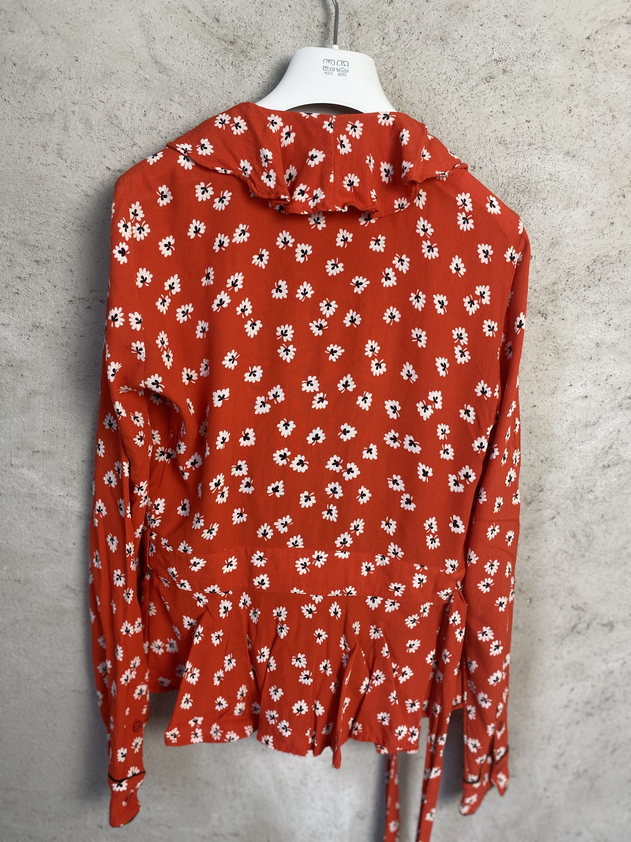 Ganni Ganni Silvery Creep shirt floral viscose casual Size XS / US 0-2 / IT 36-38 - 7 Thumbnail