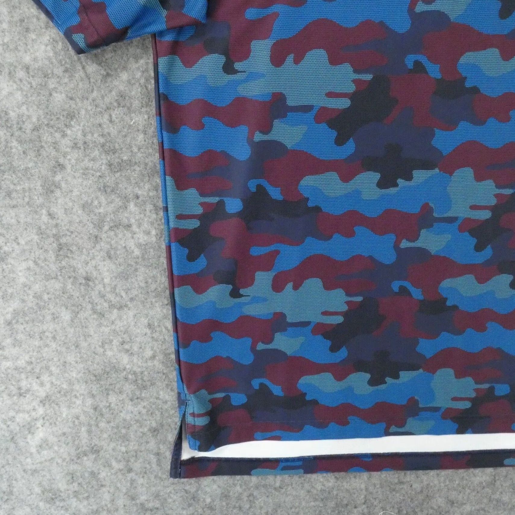 Peter Millar Peter Millar Polo Shirt Mens Medium Blue Camouflage Summer Comfort Size US M / EU 48-50 / 2 - 4 Thumbnail