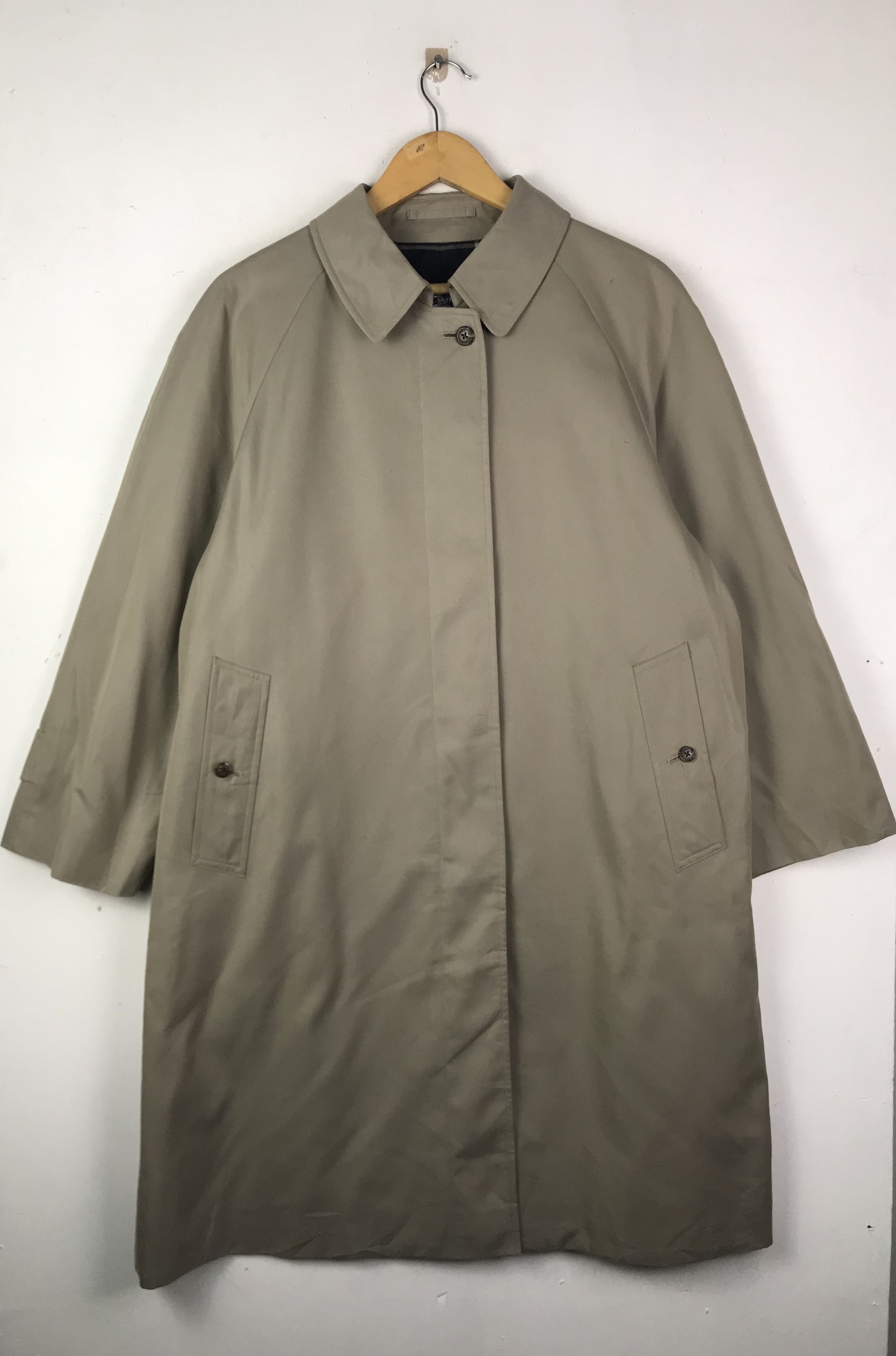 Burberry Vintage Burberry Luxury Long Trench Coat Jacket Size US XL / EU 56 / 4 - 1 Thumbnail