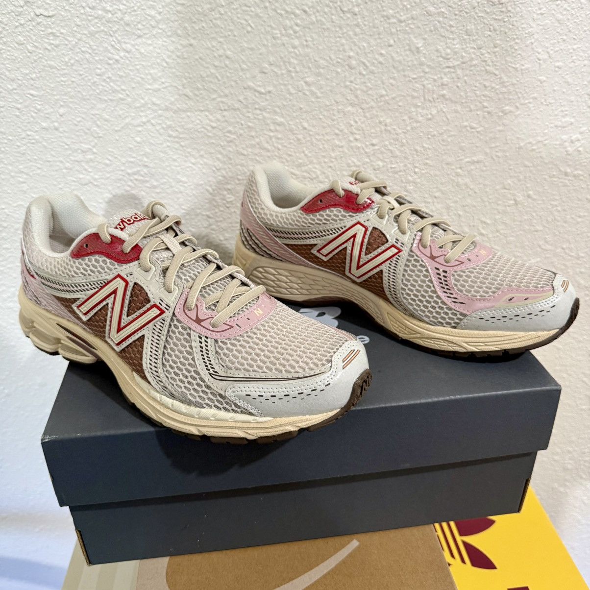 New Balance New Balance x size? (White / Pink / Brown) Size US 8.5 / EU 41-42 - 3 Thumbnail