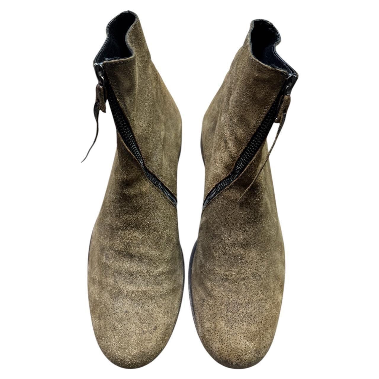 Ma+ Ma+ brown suede boots with spiral zip and plus on sole Size US 9 / EU 42 - 2 Thumbnail