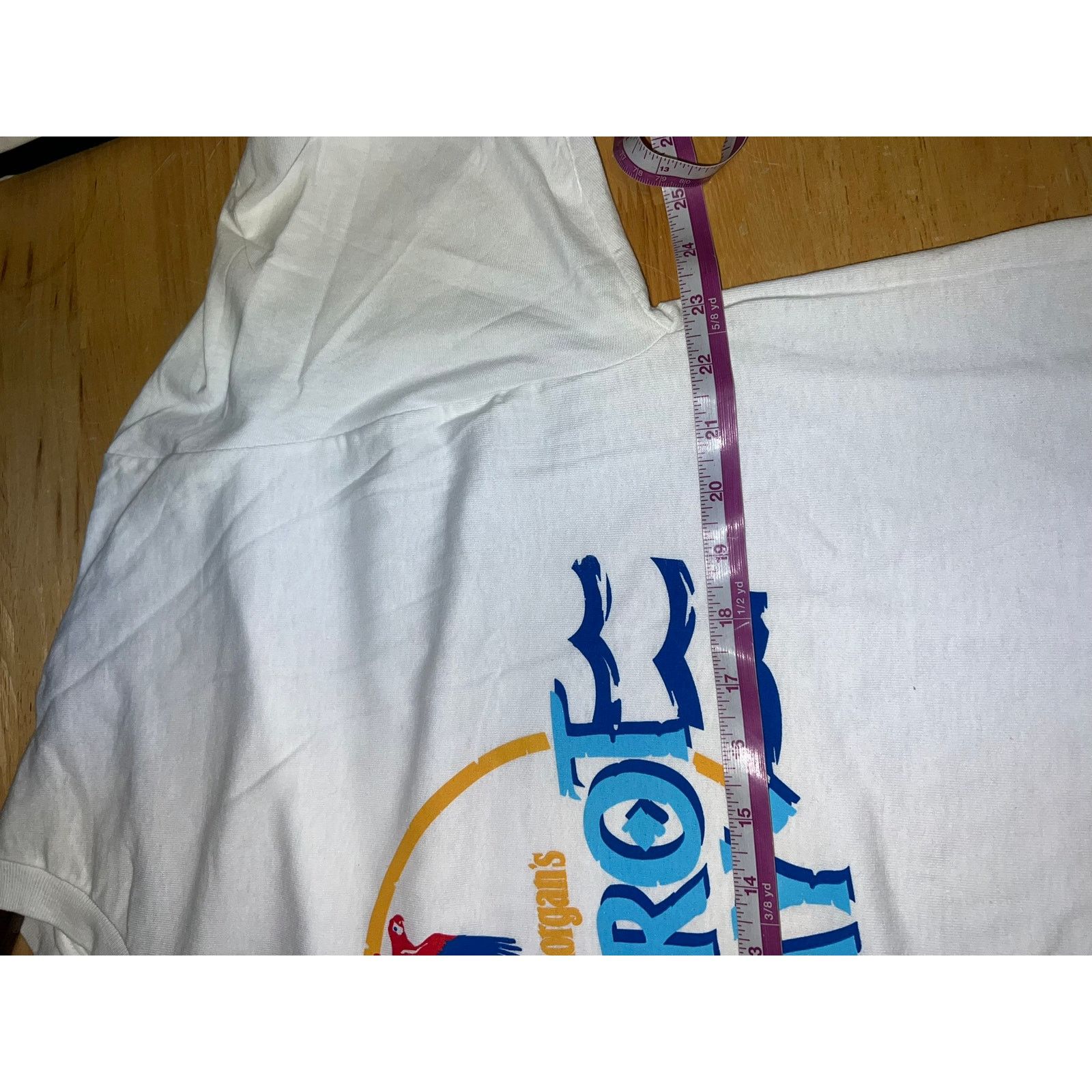 Hanes Vintage Captain Morgan Shirt Parroy Bay Alcohol 90s Tee XL Size US XL / EU 56 / 4 - 8 Thumbnail