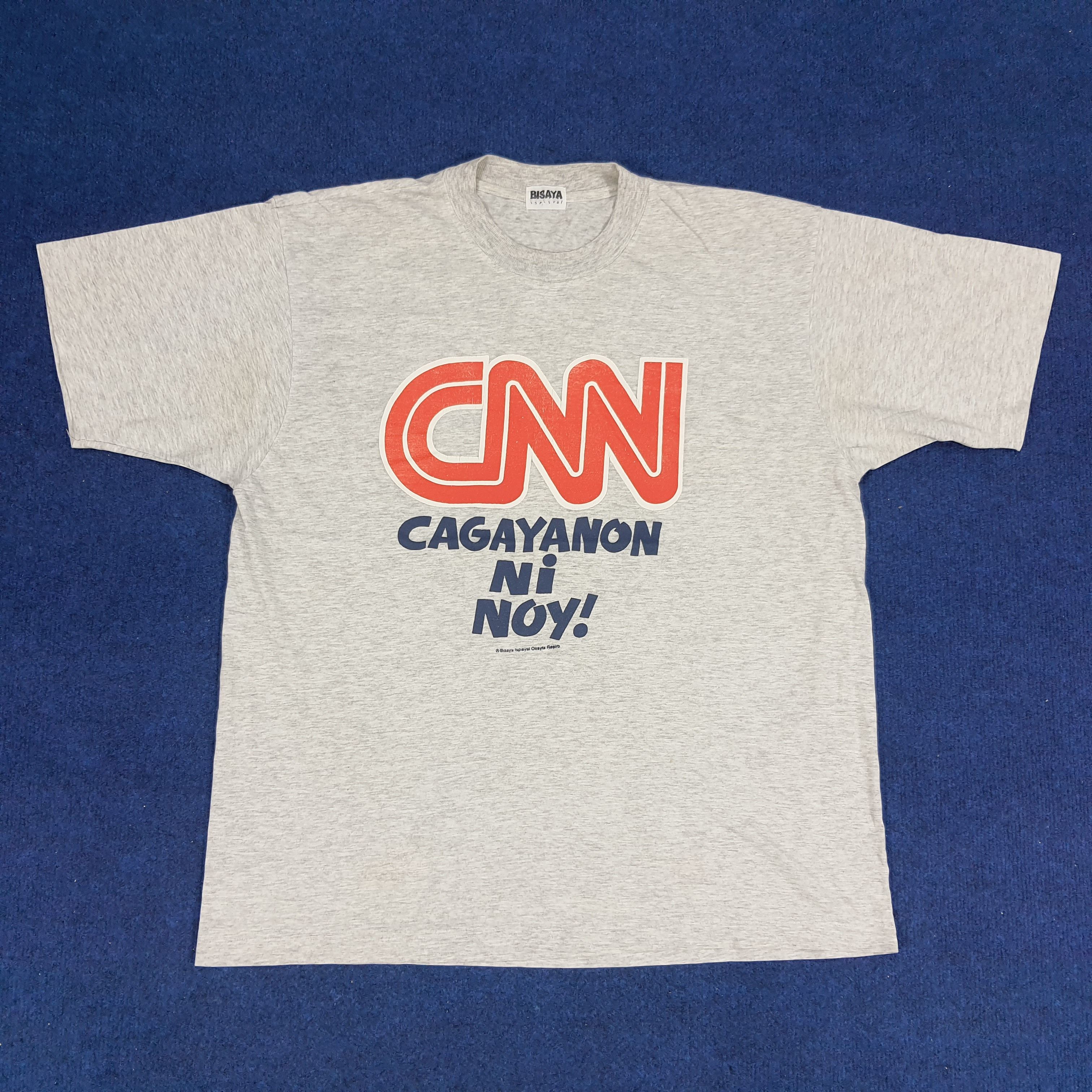 Vintage Vintage Bisaya CNN Cagayanon Ni Noy Tshirt Size US L / EU 52-54 / 3 - 1 Thumbnail