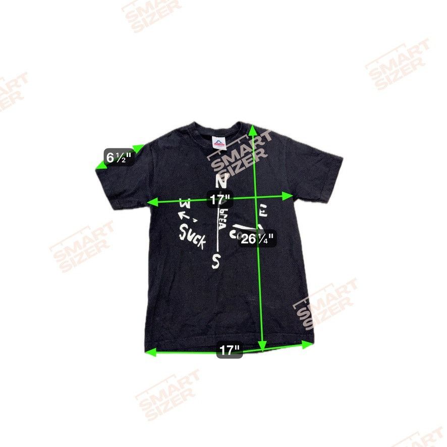 Vintage Vtg Los Angeles La Brea Street East Cool West Sucks Small Size US S / EU 44-46 / 1 - 3 Thumbnail