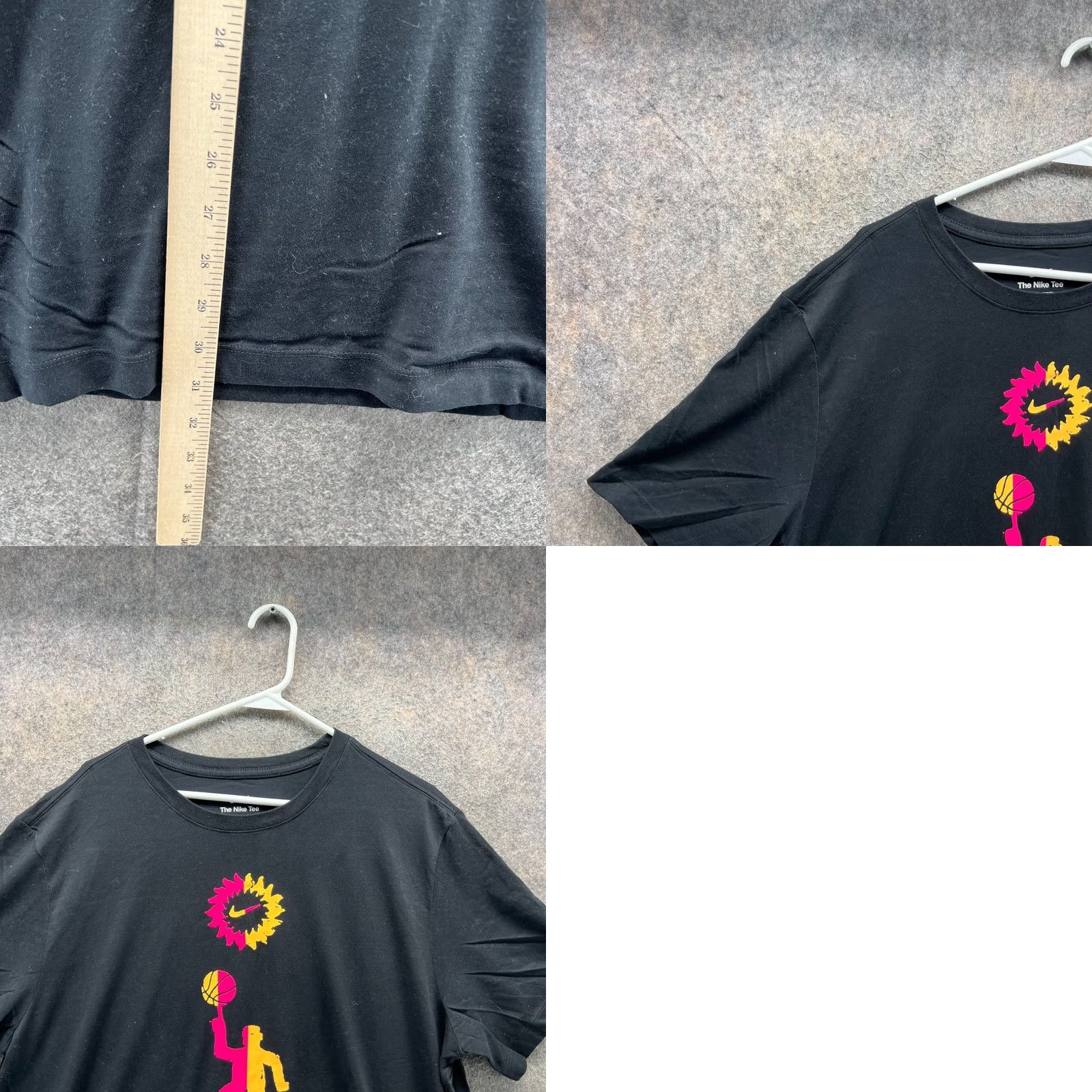 Nike Nike Dri-Fit Shirt Mens XL Black Short Sleeve Crew Neck Logo Sports Shirt Size US XL / EU 56 / 4 - 8 Thumbnail