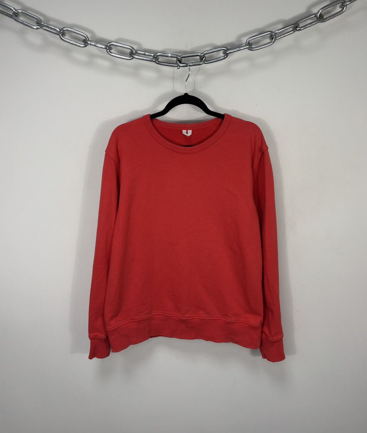 Arket Arket Men’s Red Organic Cotton Classic Basic Sweatshirt Size US L / EU 52-54 / 3 - 1 Thumbnail