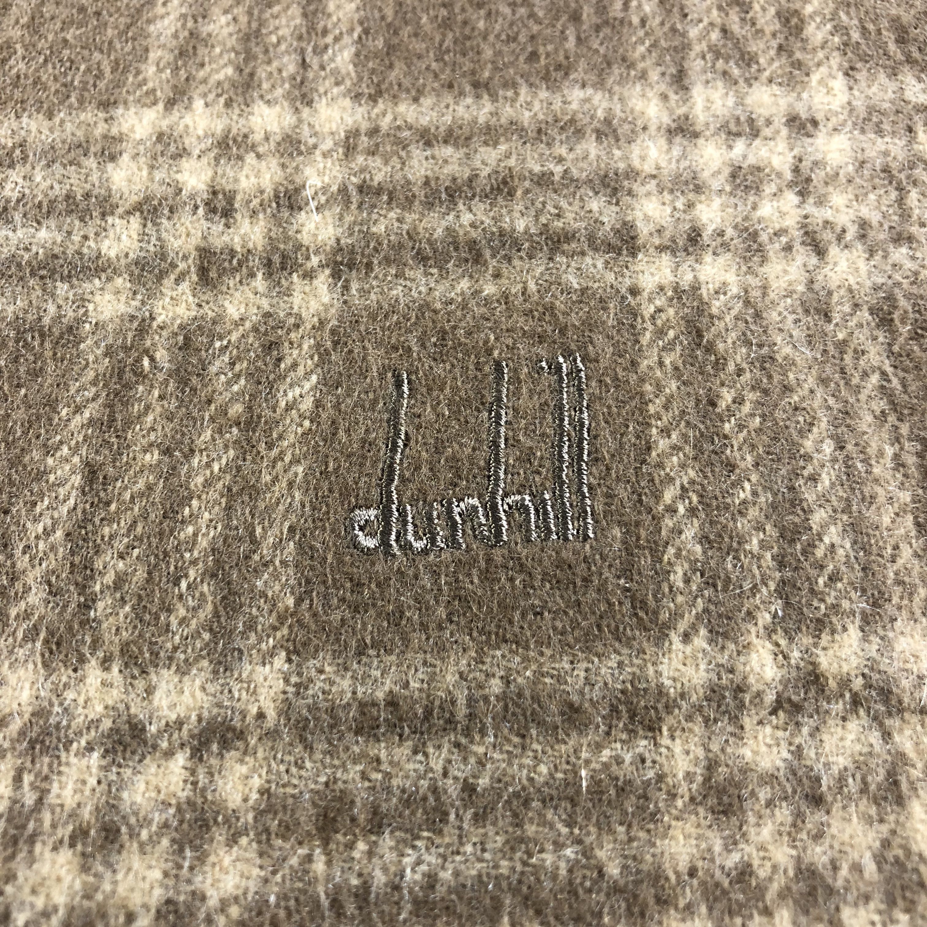 Alfred Dunhill Dunhill Tartan Cashmere Scarf Muffler V1805 Size ONE SIZE - 4 Thumbnail
