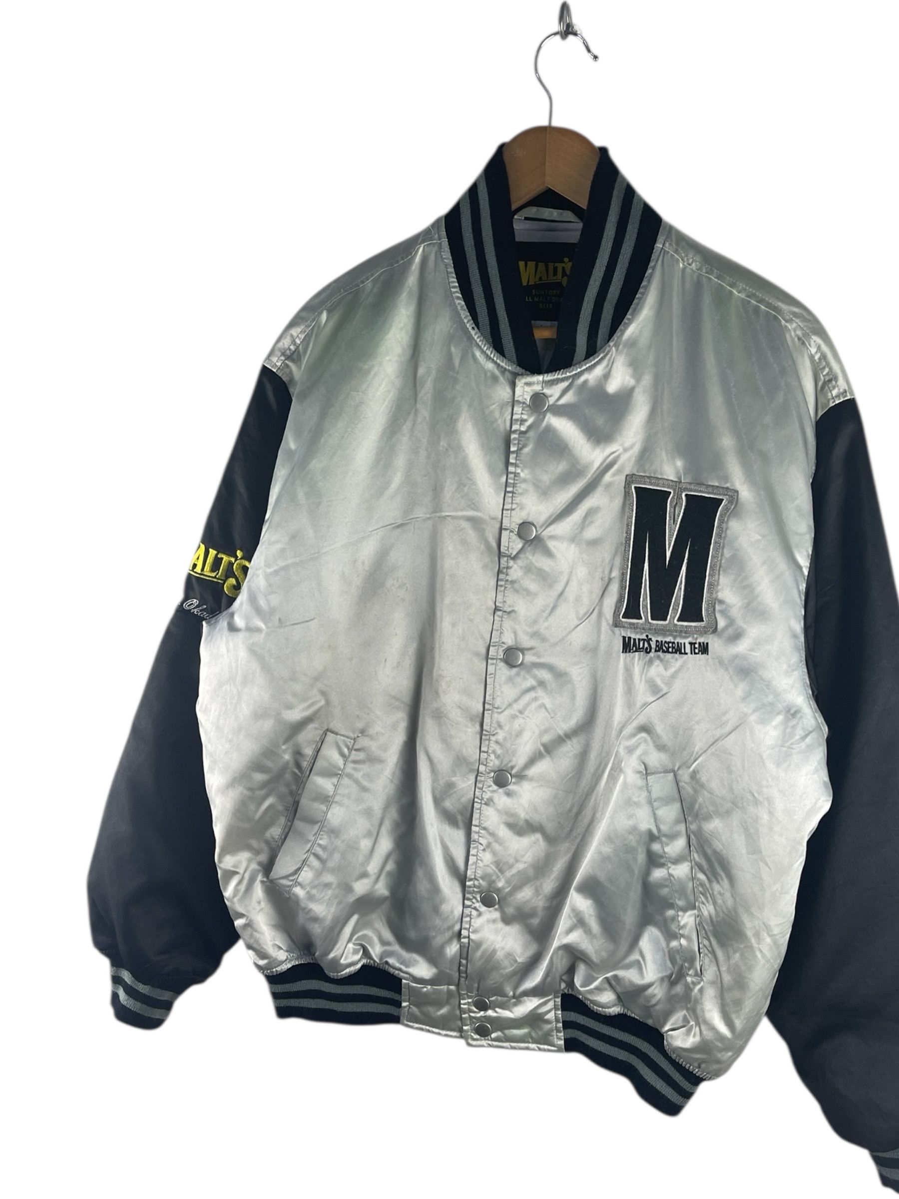 Vintage Malt's Baseball Suntory Varsity Jacket