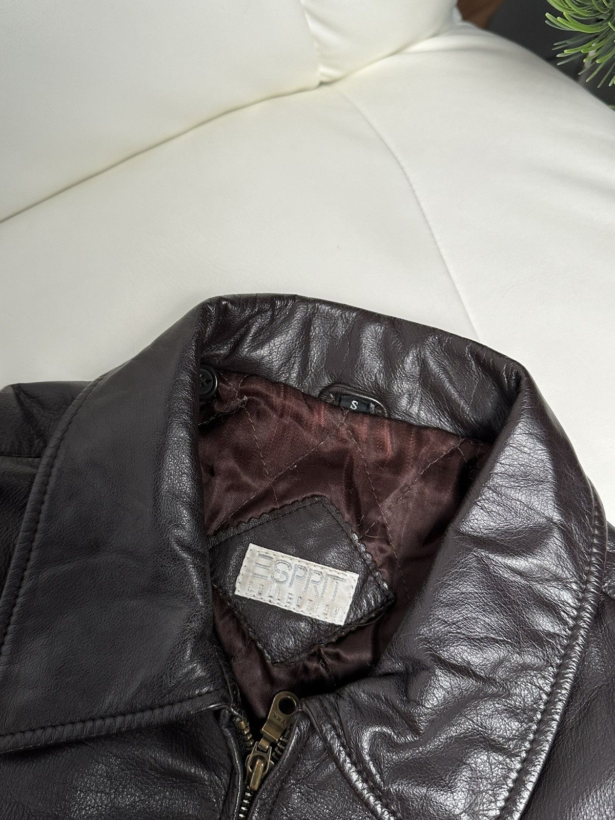Vintage Vintage leather cropped jacket sprit 90s boxy fit Size US M / EU 48-50 / 2 - 6 Thumbnail