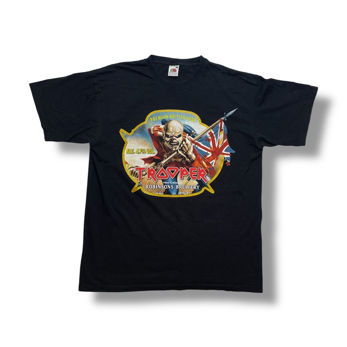 Iron Maiden Iron Maiden Trooper British Beer T-Shirt L Robinsons Brewery Size US L / EU 52-54 / 3 - 1 Thumbnail
