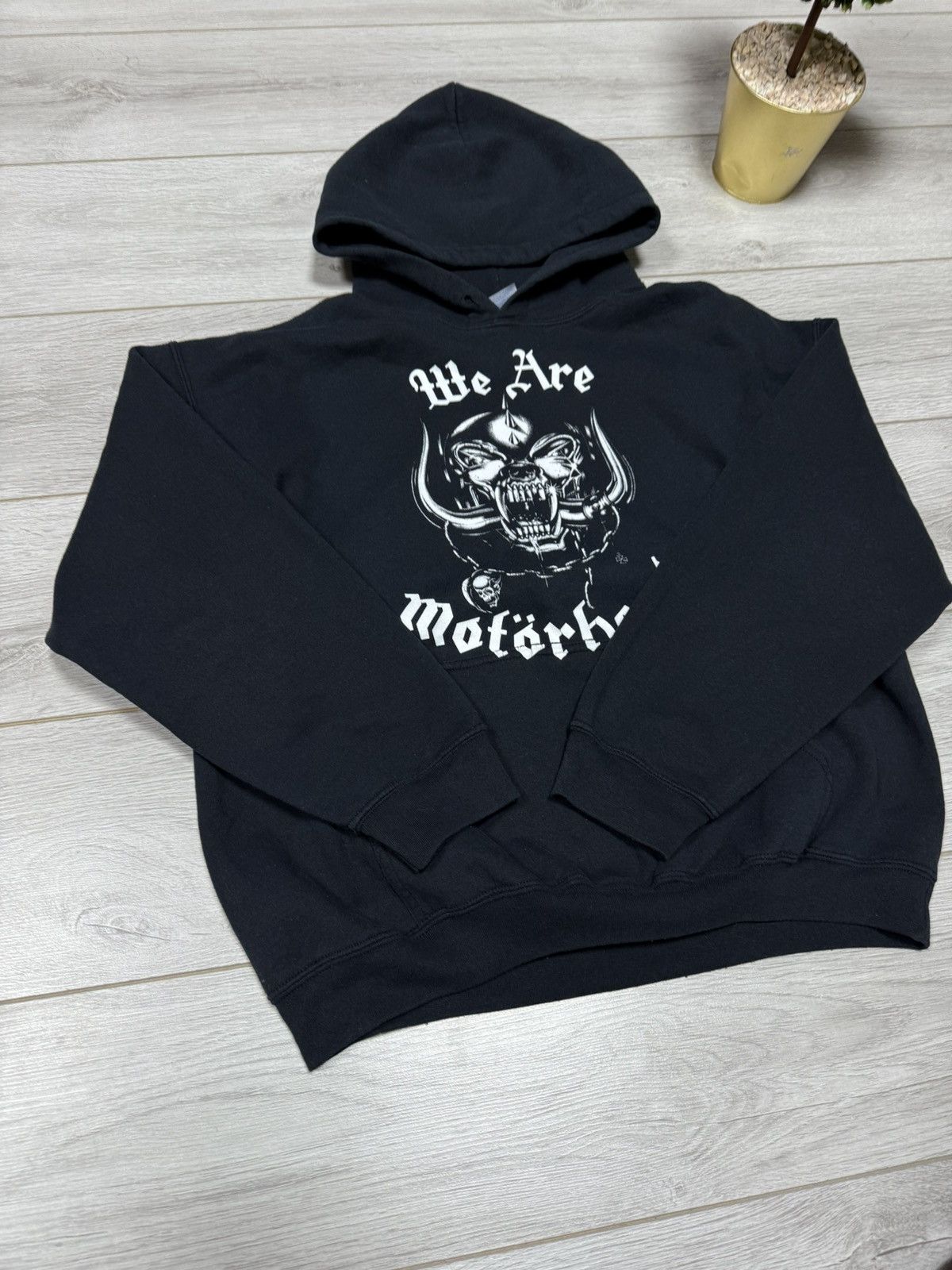 Vintage Motörhead hoodie we play rock n roll oversize boxy Size US L / EU 52-54 / 3 - 6 Thumbnail
