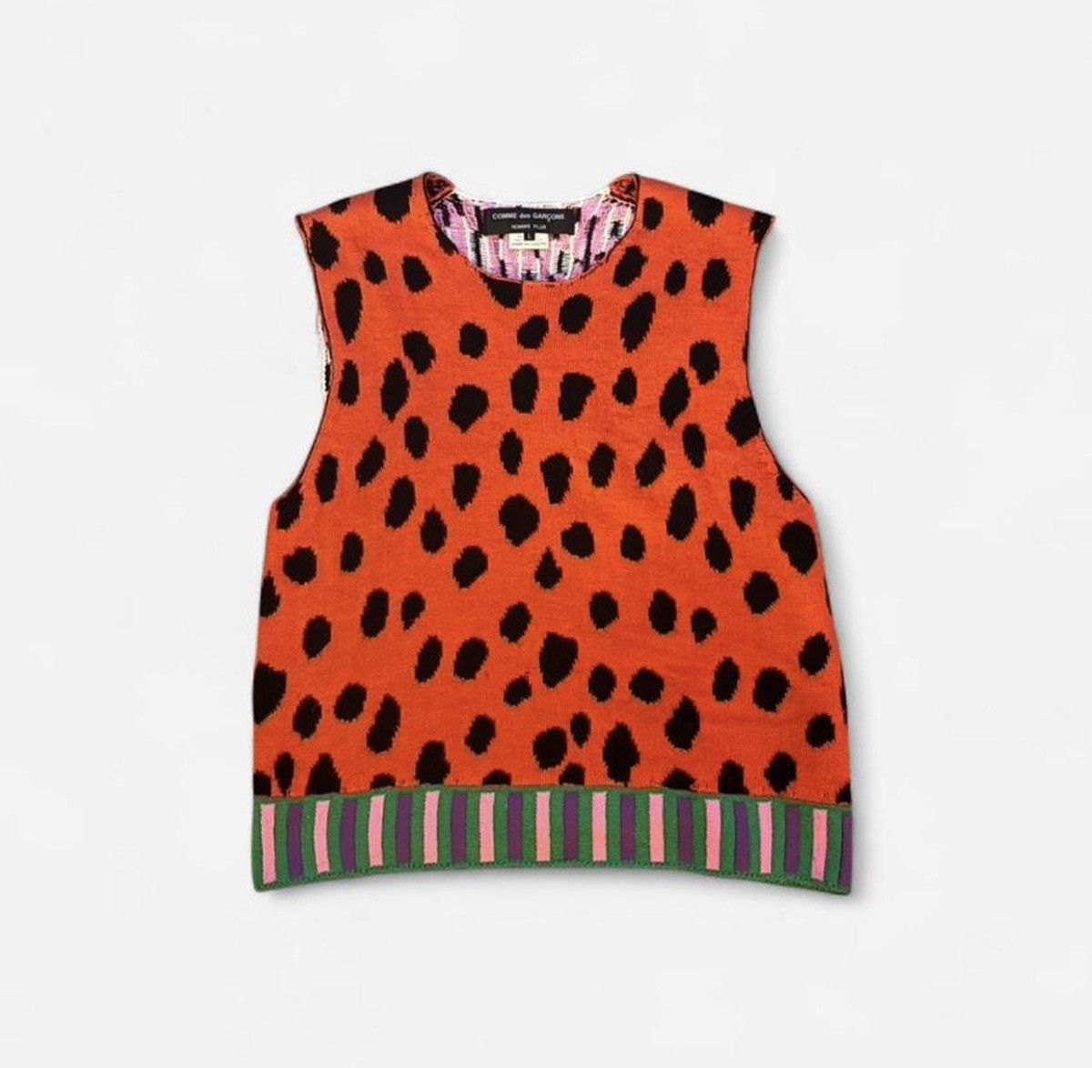 Comme des Garçons Homme Plus SS18 Leopard Vest