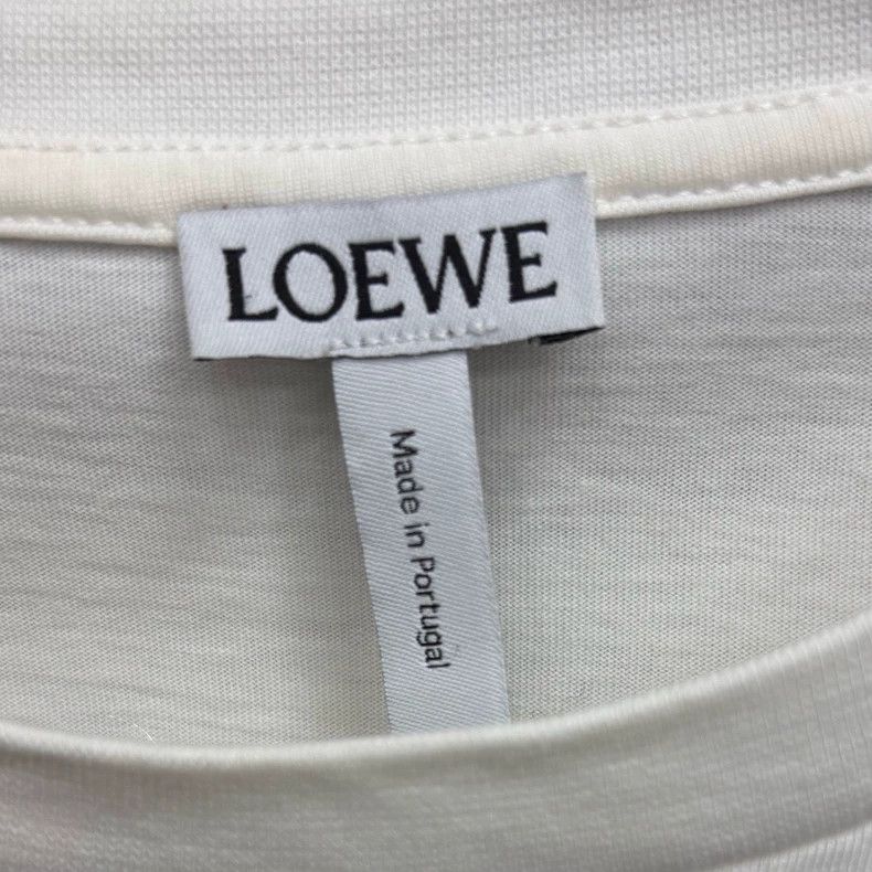 Loewe LOEWE White embroidered three-dimensional logo round colla Size S / US 4 / IT 40 - 4 Thumbnail