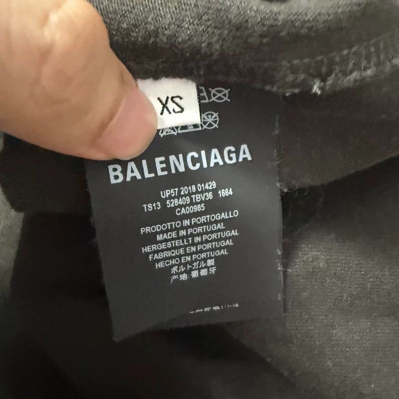 Balenciaga Balenciaga Embroidered logo short sleeve Size US XS / EU 42 / 0 - 6 Thumbnail