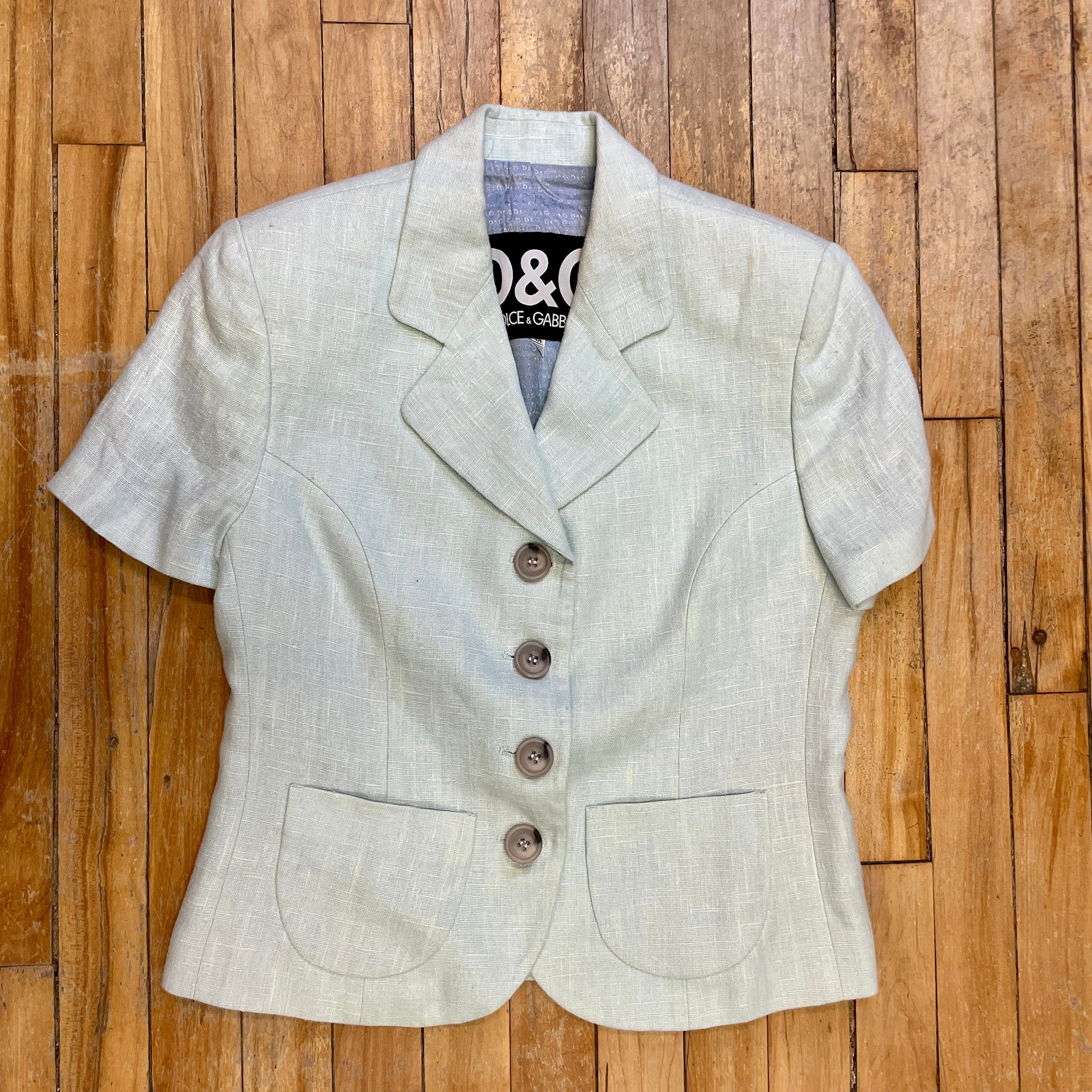 Dolce & Gabbana Dolce & Gabbana Vintage Designer Linen Skirt Suit Made In Italy Size Small Size S / US 4 / IT 40 - 5 Thumbnail