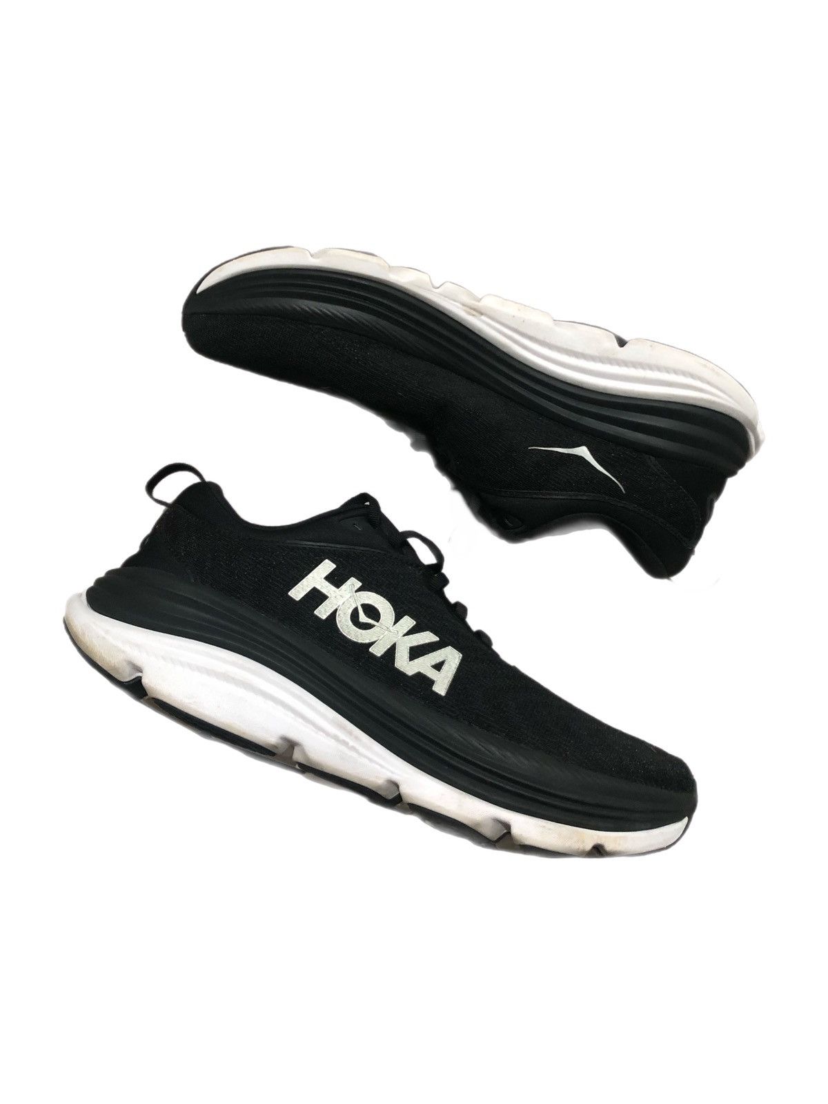 Hoka One One Gaviota Shoes Mens Size 10.5 Black White Run