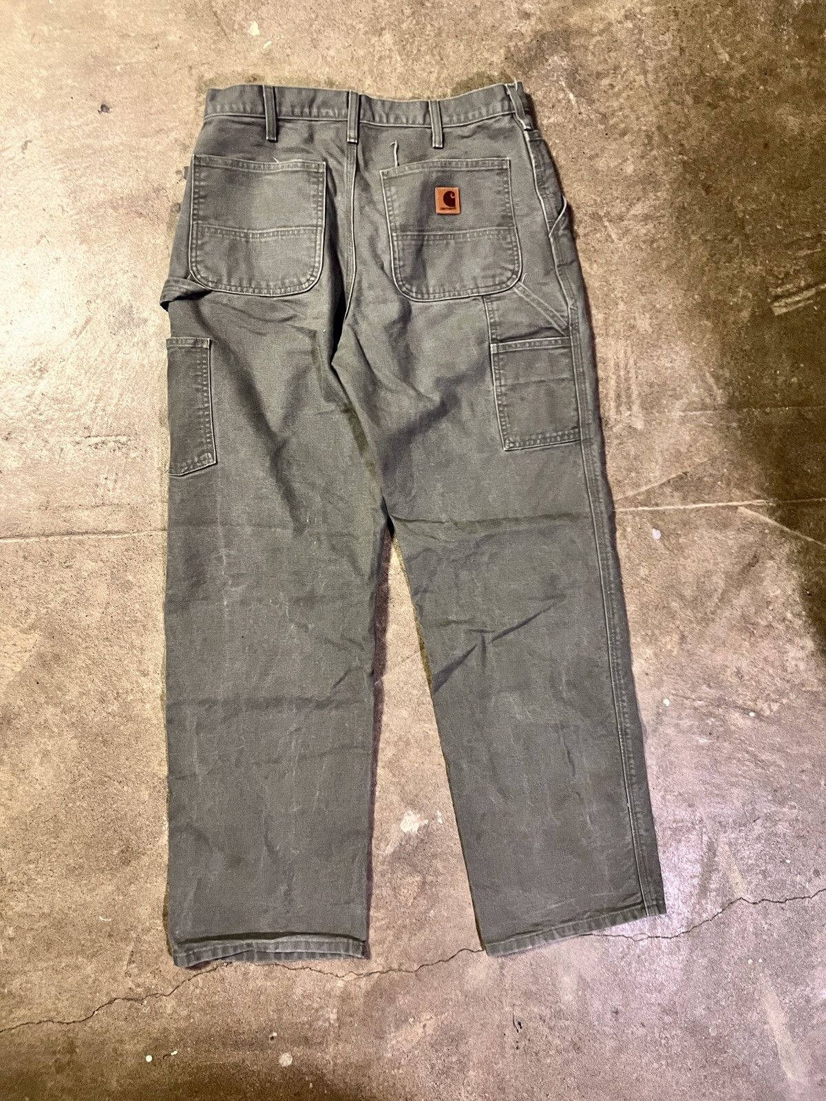 Carhartt green carhartt carpenter denims Size US 34 / EU 50 - 2 Thumbnail