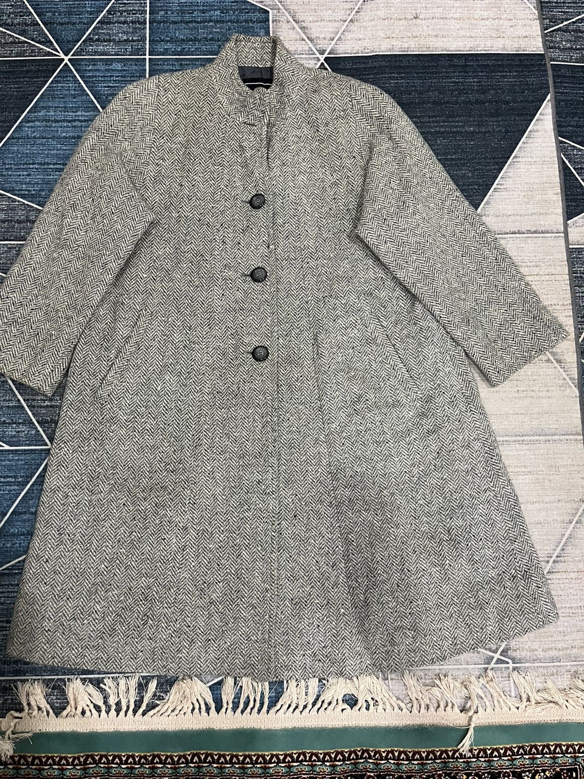 Other Vintage Planter Designer Trench Coat Wool Jackets Size L / US 10 / IT 46 - 1 Thumbnail