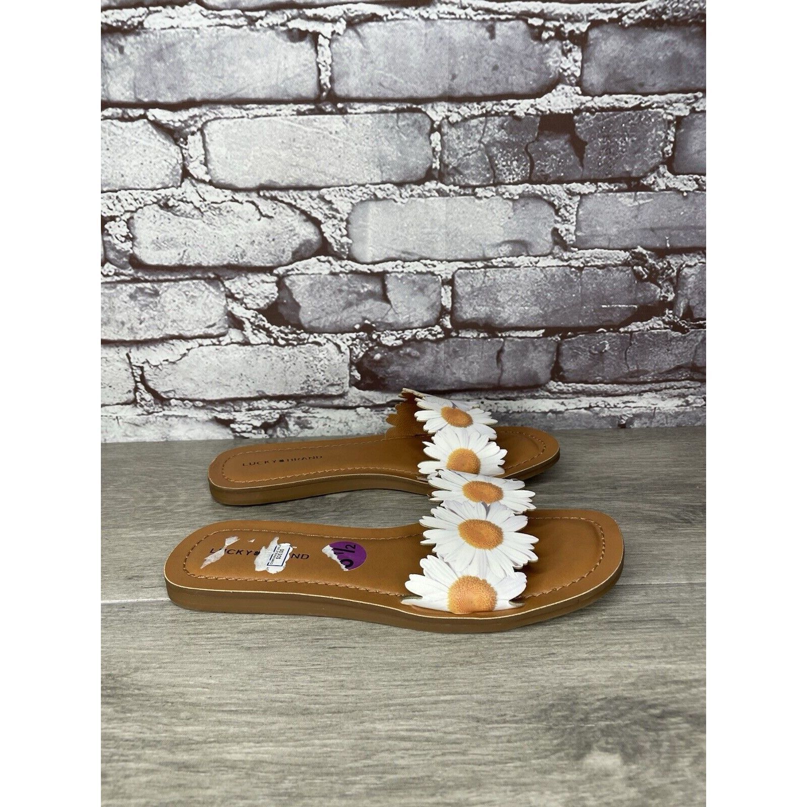 Lucky Brand Lucky Brand Floral Daisy Quiet Luxury Beach Slides Sandals W Size US 6.5 / IT 36.5 - 11 Thumbnail