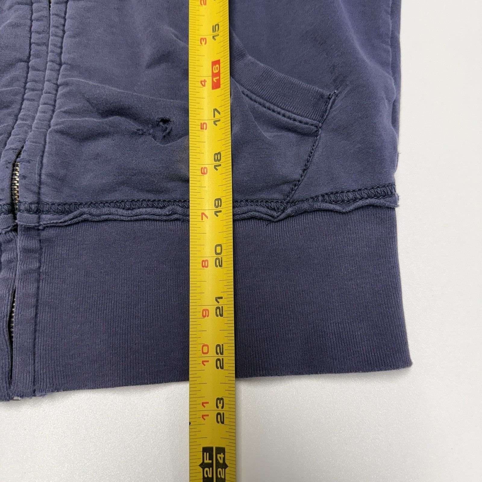 Ralph Lauren Polo Jeans Company Hoodie Womens XS 17x22.5 Blue Flag Embroi Size XS / US 0-2 / IT 36-38 - 15 Thumbnail