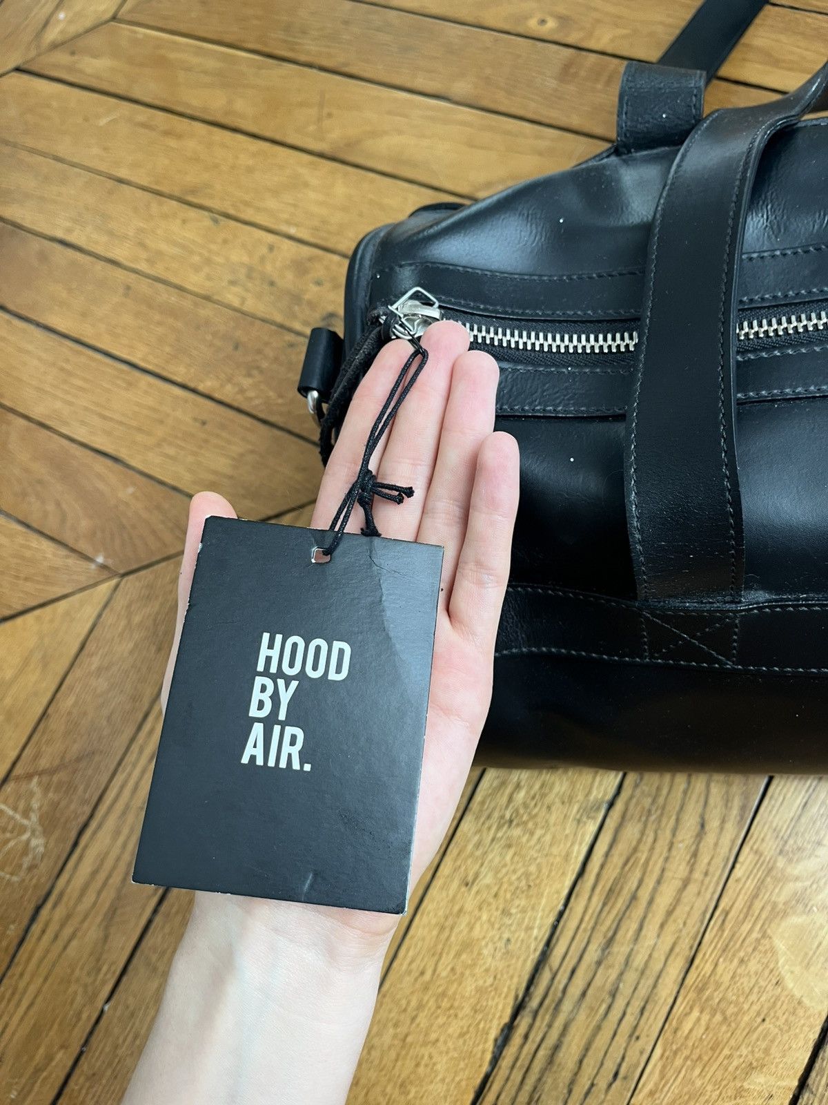 Hood By Air Zenith Leather HBA Duffle Bag Runway Piece Size ONE SIZE - 4 Thumbnail