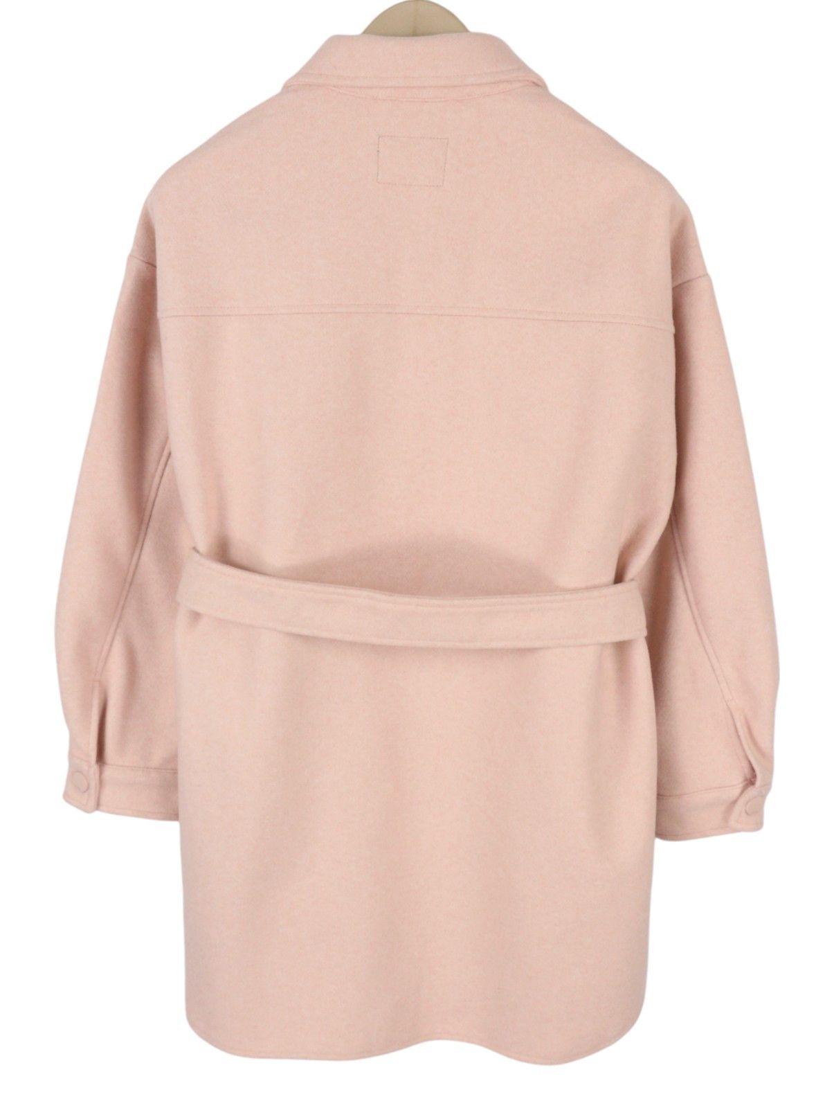 Other DAWN BF SHACKET M Light Pink Melange Snap Belt 88041 Size M / US 6-8 / IT 42-44 - 4 Thumbnail