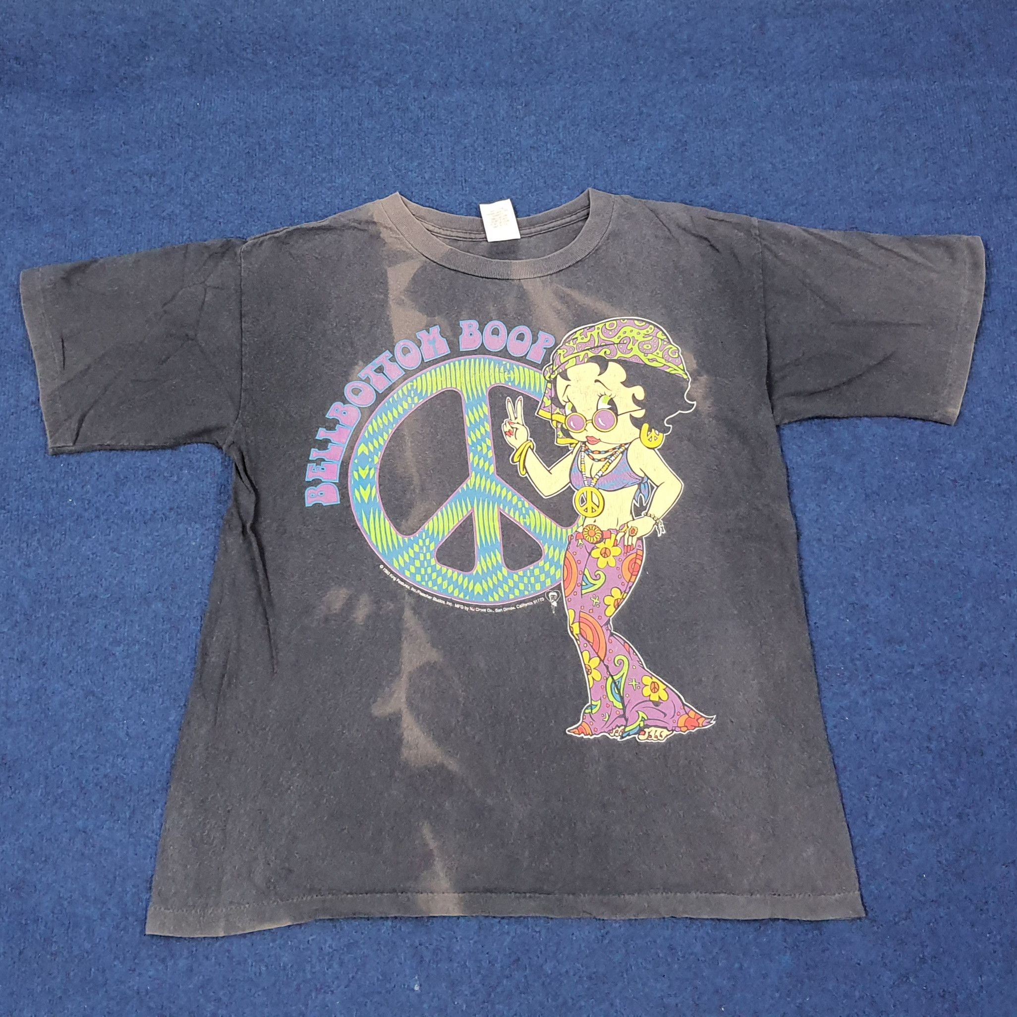 Other Vintage Bellbottom Boop Betty Boop '93 Tshirt C239N9 Size US L / EU 52-54 / 3 - 1 Thumbnail