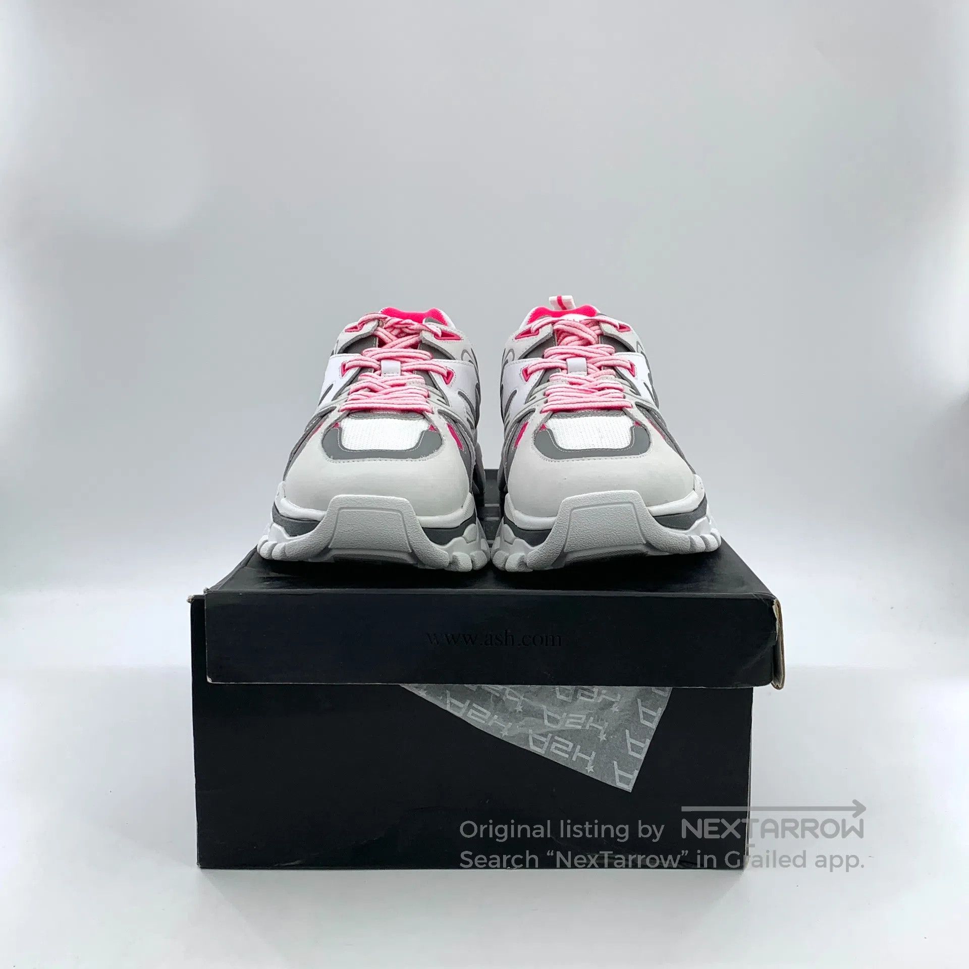 ASH ASH White Laced Casual Flat Dad Shoes| Size US 9.5 / IT 39.5 - 7 Thumbnail