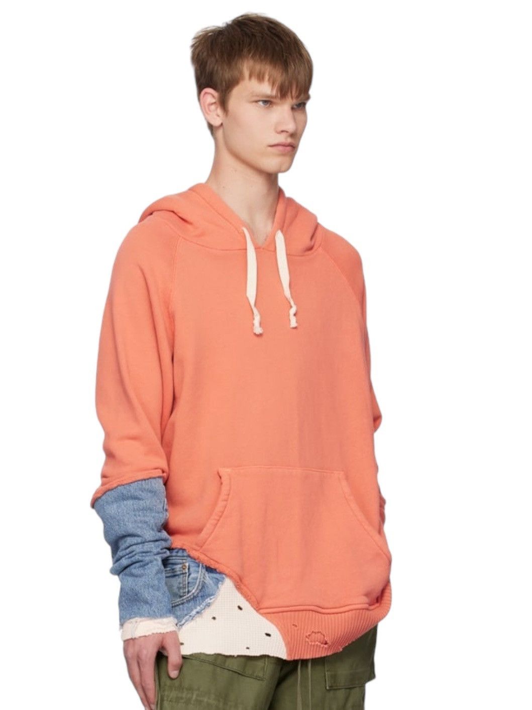 Greg Lauren Sz2 Coral Fragment Hybrid Hoodie Size US M / EU 48-50 / 2 - 1 Thumbnail