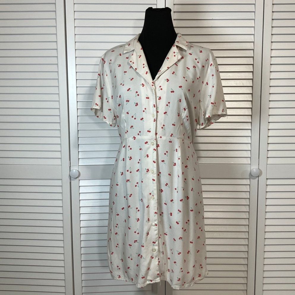 Other SO Goods for Life Retro Y2K Cherry Sundress Juniors L Size L / US 10 / IT 46 - 1 Thumbnail