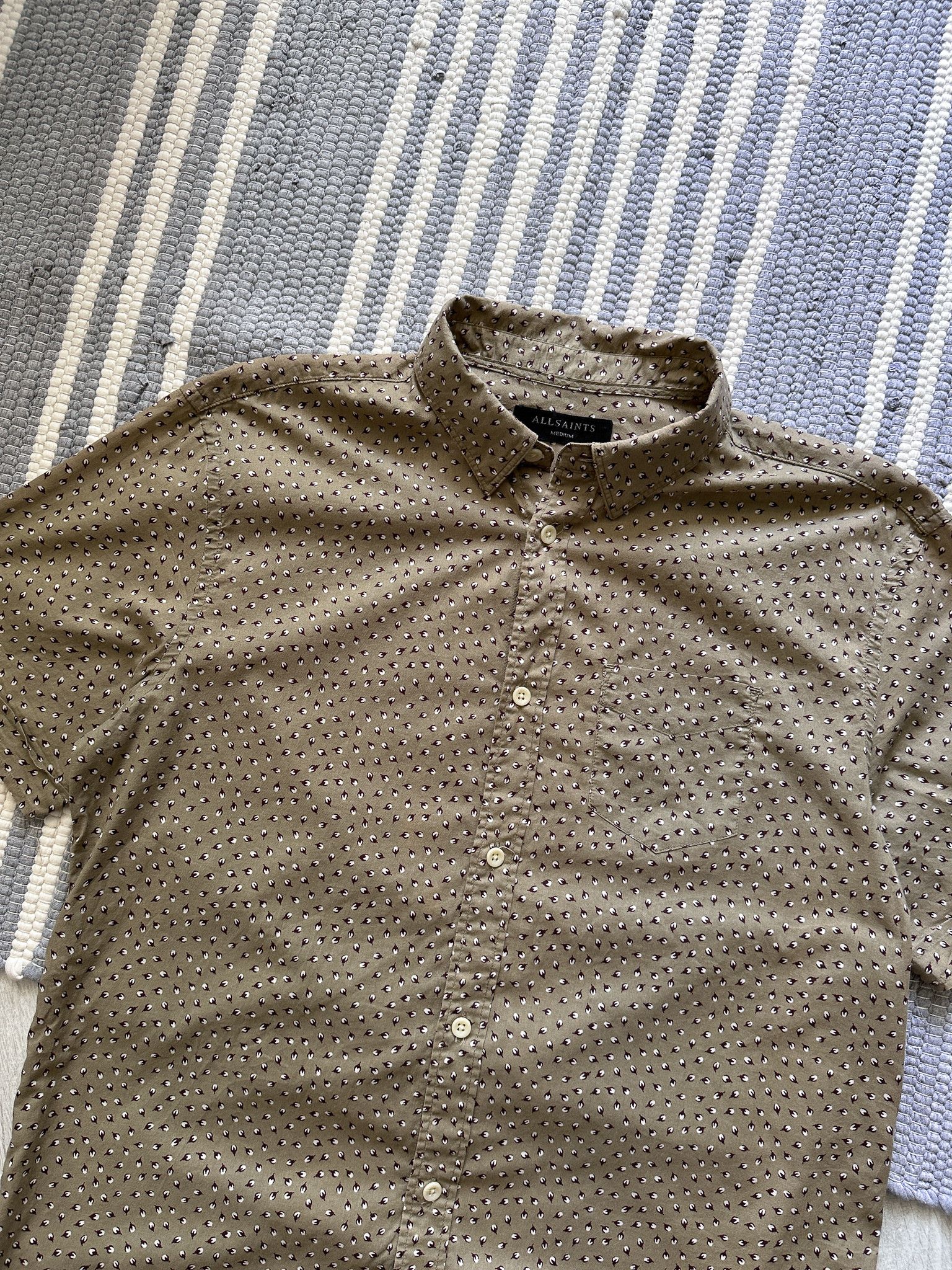 Allsaints Allsaints Hawaiian Short Sleeve Shirt Size US M / EU 48-50 / 2 - 2 Thumbnail