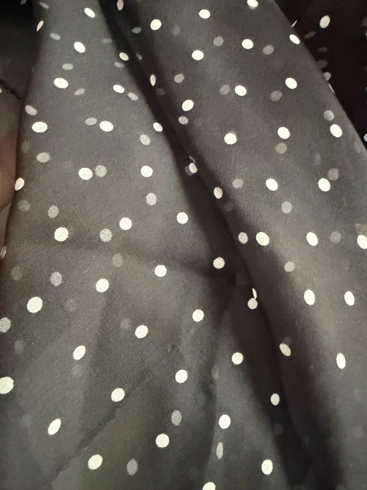Saint Laurent Paris Saint Laurent Polka Dot Scarf K33 Size ONE SIZE - 2 Thumbnail