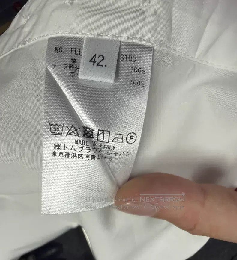 Thom Browne Thom Browne Shirt Size US XS / EU 42 / 0 - 5 Thumbnail