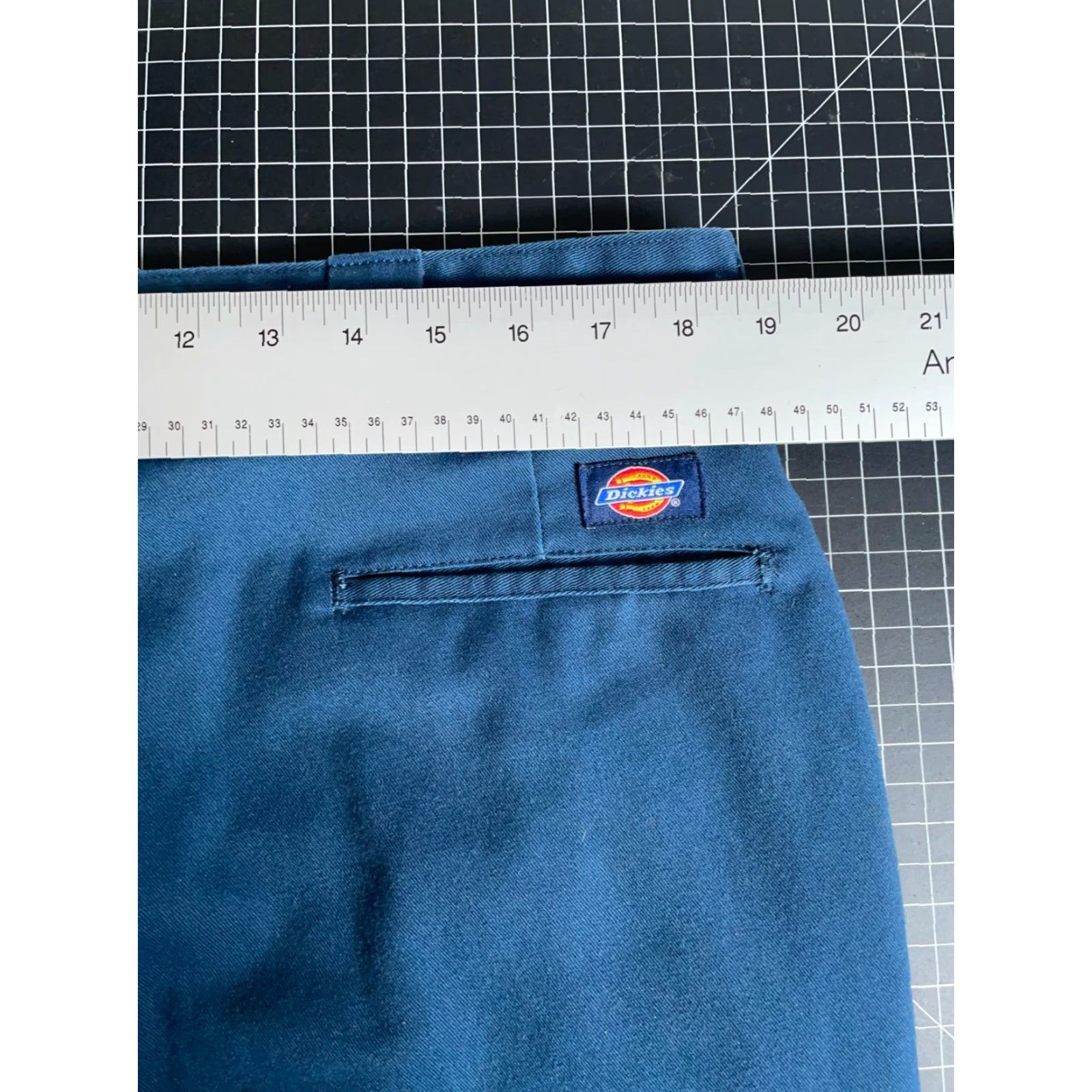 Dickies VINTAGE Dickies Work Pants Mens 36 x 28 Blue Lightweight Straight Leg Chino Workwear 90s Mens Size US 36 / EU 52 - 5 Thumbnail