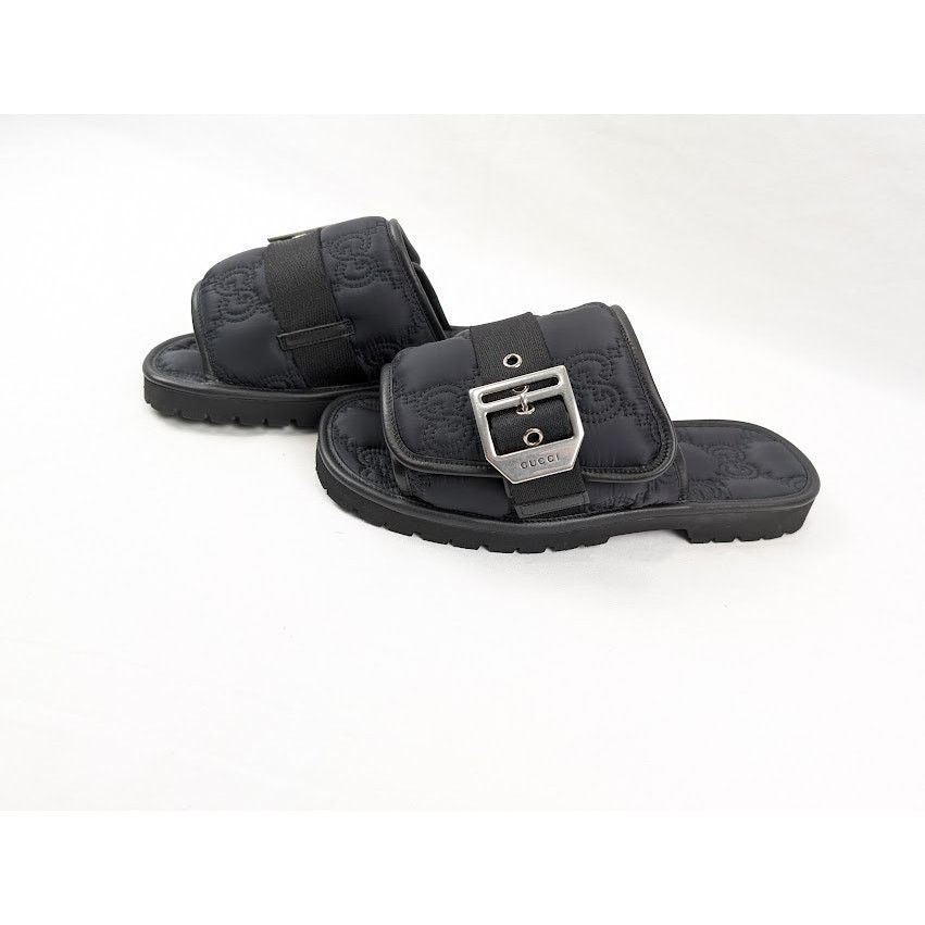 Gucci o1rshd1 Cubic Rubber Slides in Black Size US 8.5 / EU 41-42 - 16 Thumbnail