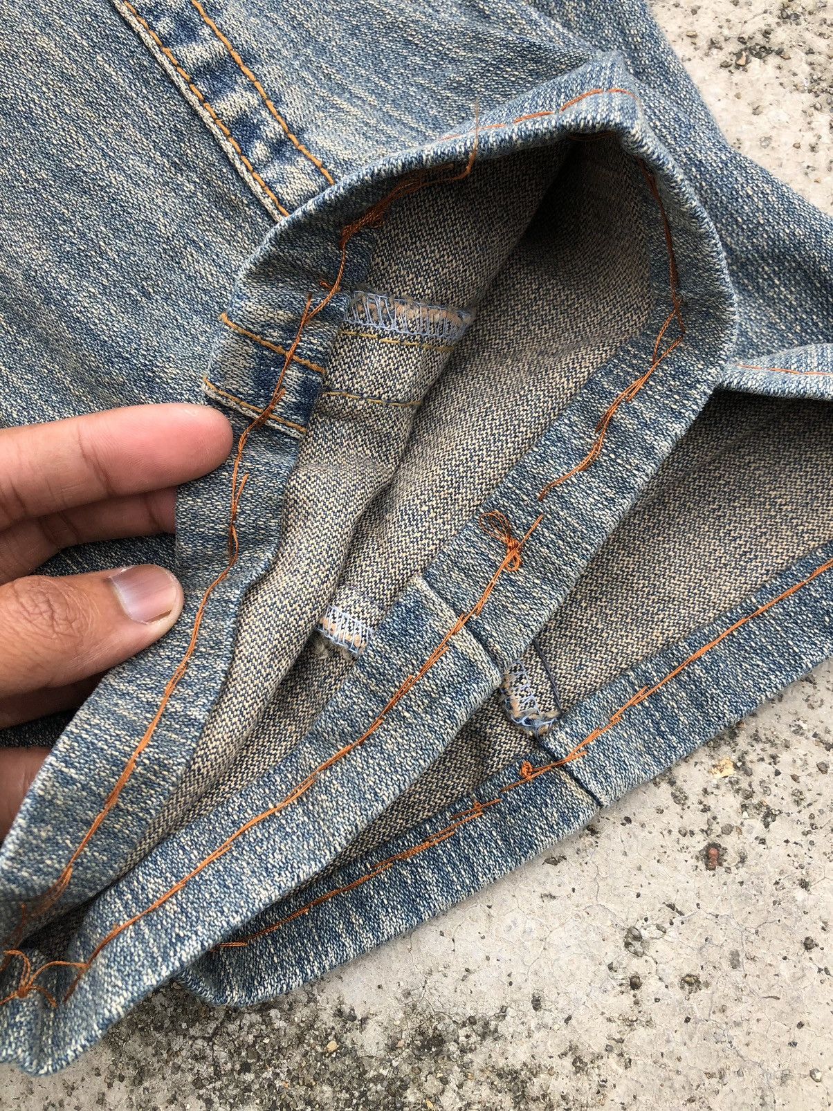 Other RUSTY BLUE FLARED DISTRESSED DENIM Size US 32 / EU 48 - 7 Thumbnail