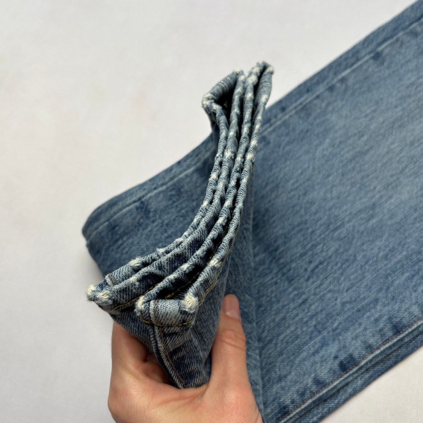 Sid Mashburn $175 Sid Mashburn Slim Straight Jeans 32x30 Made in USA Size US 32 / EU 48 - 12 Thumbnail