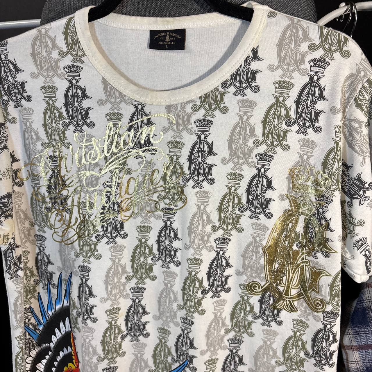Christian Audigier Cristian Audigier T-shirt Size:L Size US L / EU 52-54 / 3 - 3 Thumbnail