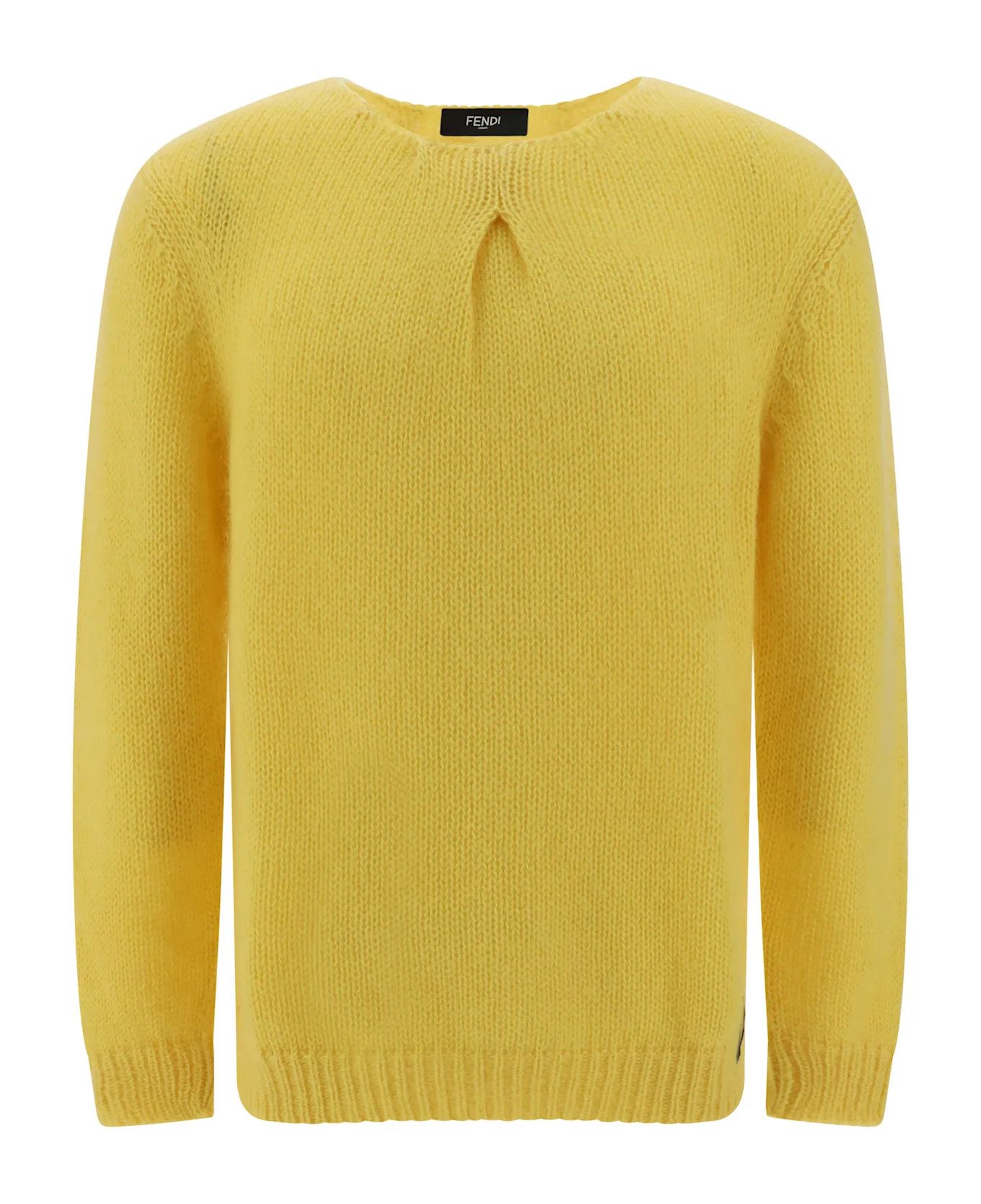 Fendi o1s1wg110226 Jumper in Yellow Size US M / EU 48-50 / 2 - 1 Thumbnail